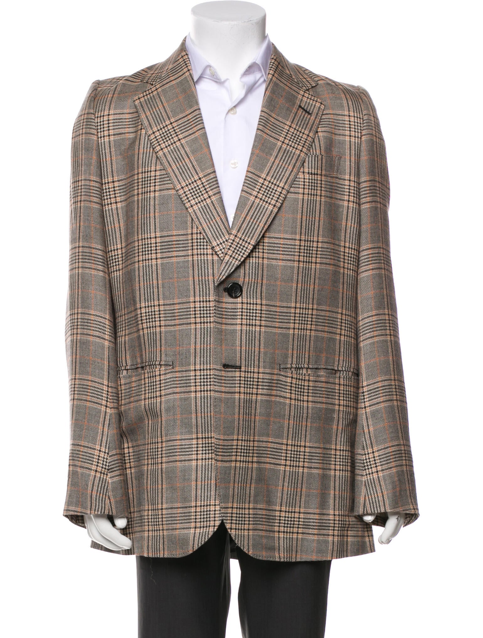 Junya Watanabe Plaid Print Blazer