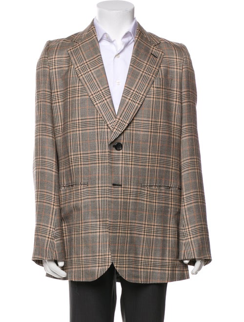 Junya Watanabe Plaid Print Blazer