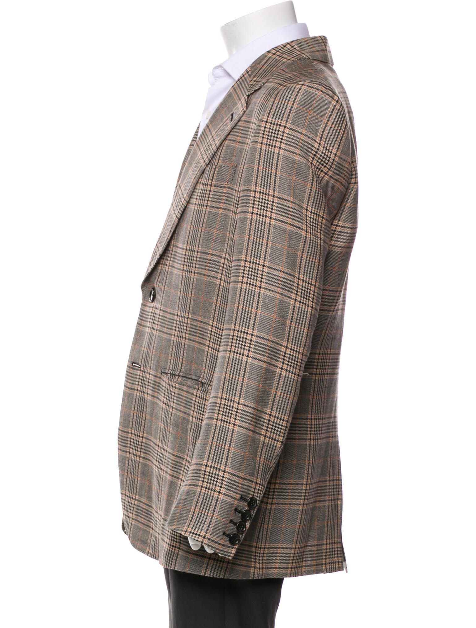 Junya Watanabe Plaid Print Blazer