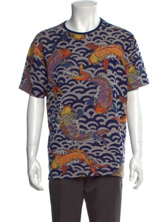 Junya Watanabe Graphic Print Crew Neck Pullover