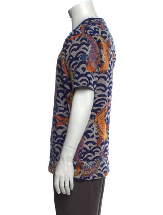 Junya Watanabe Graphic Print Crew Neck Pullover