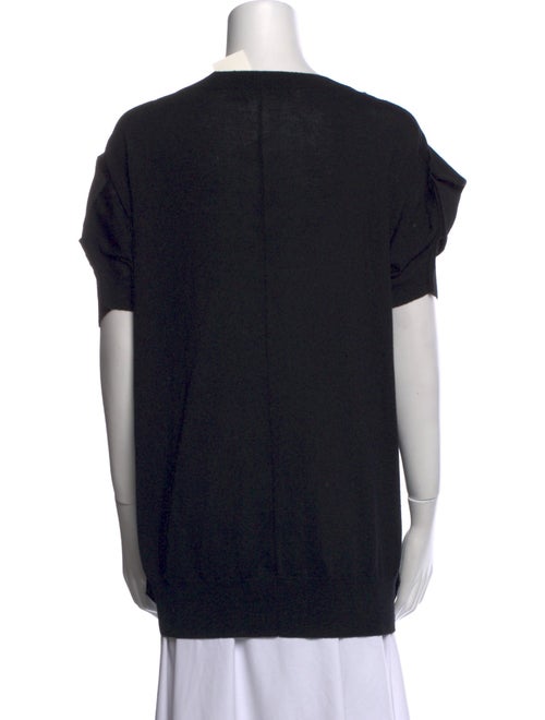 Junya Watanabe Wool Scoop Neck Top