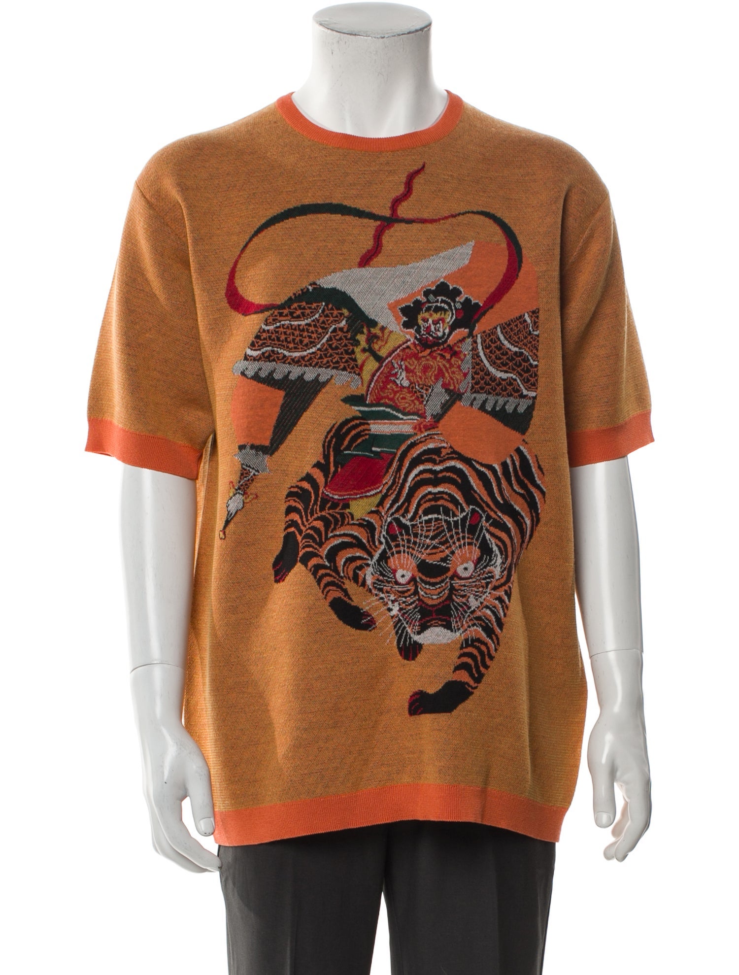 Junya Watanabe Graphic Print Crew Neck Pullover