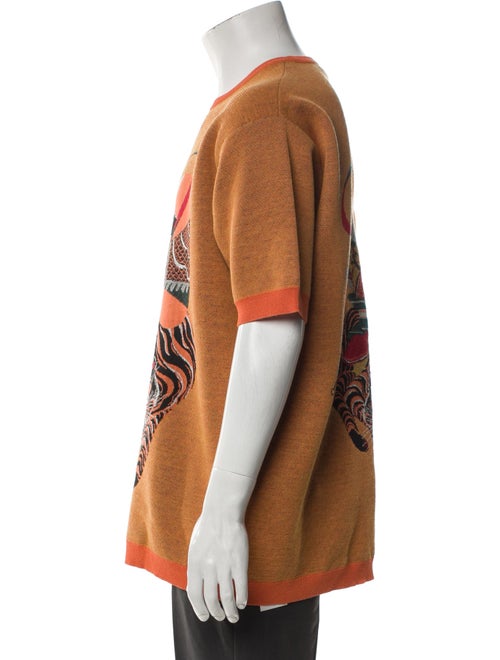 Junya Watanabe Graphic Print Crew Neck Pullover