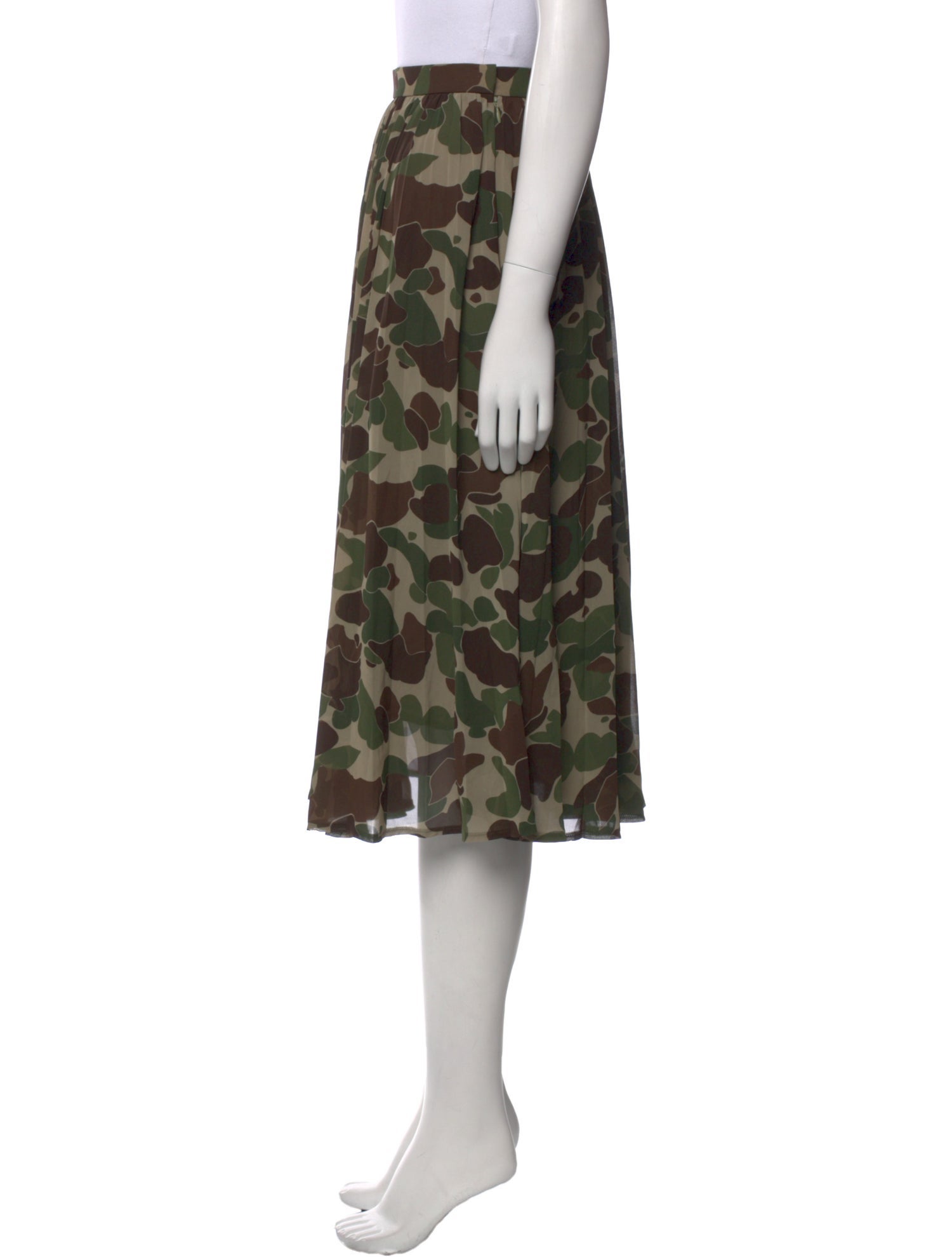 Junya Watanabe Printed Knee-Length Skirt