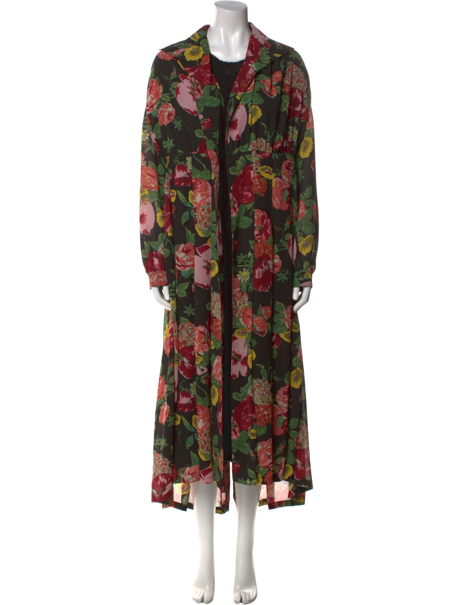 Junya Watanabe Floral Print Midi Length Dress w/ Tags