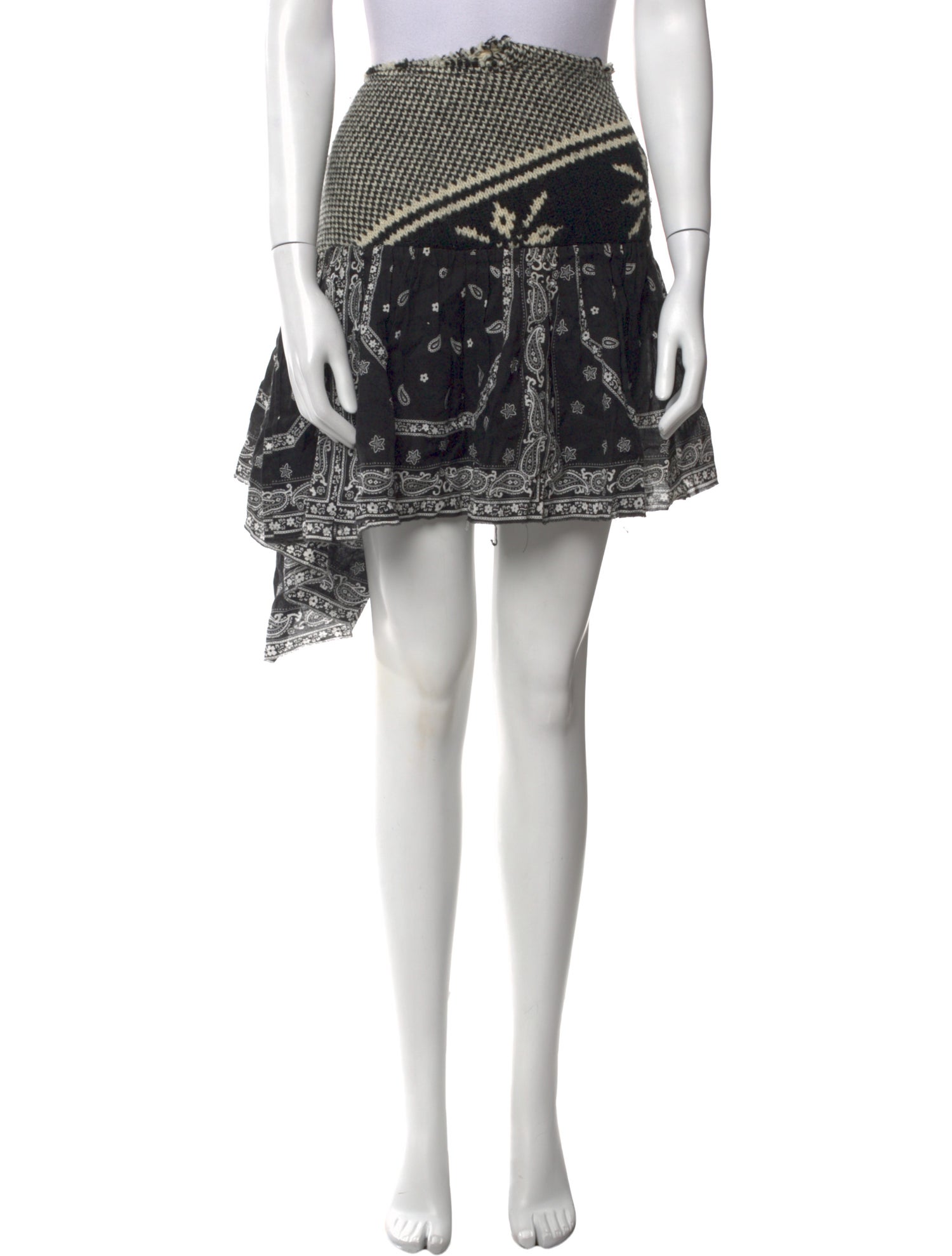 Junya Watanabe Wool Mini Skirt