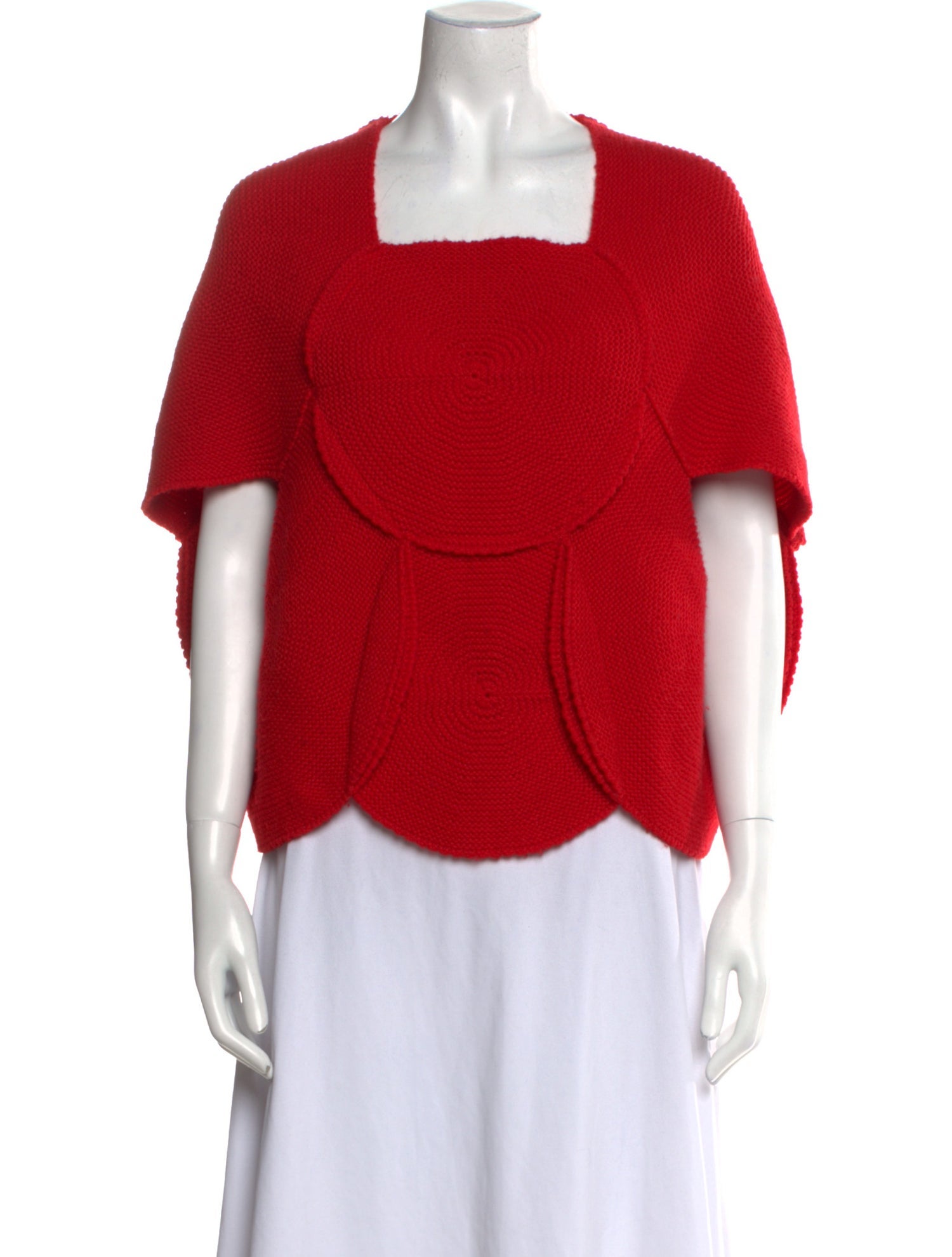 Junya Watanabe Comme des Garçons Wool Square Neckline Sweater w/ Tags