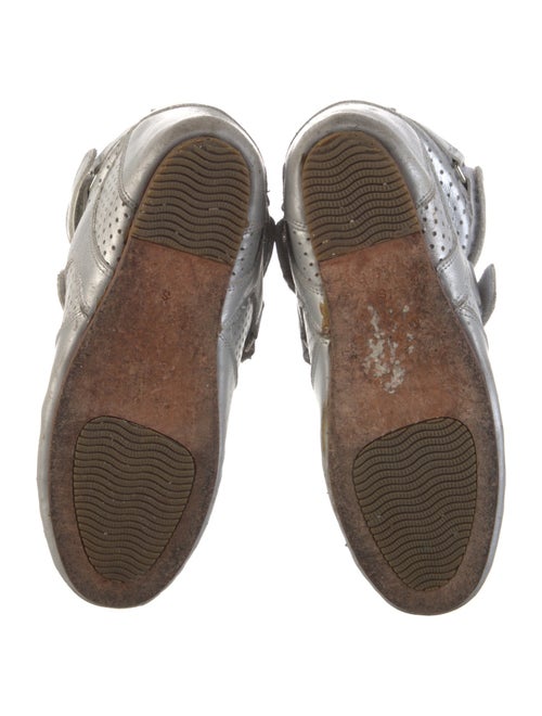 Junya Watanabe Leather Lasercut Accents Wedge Sneakers