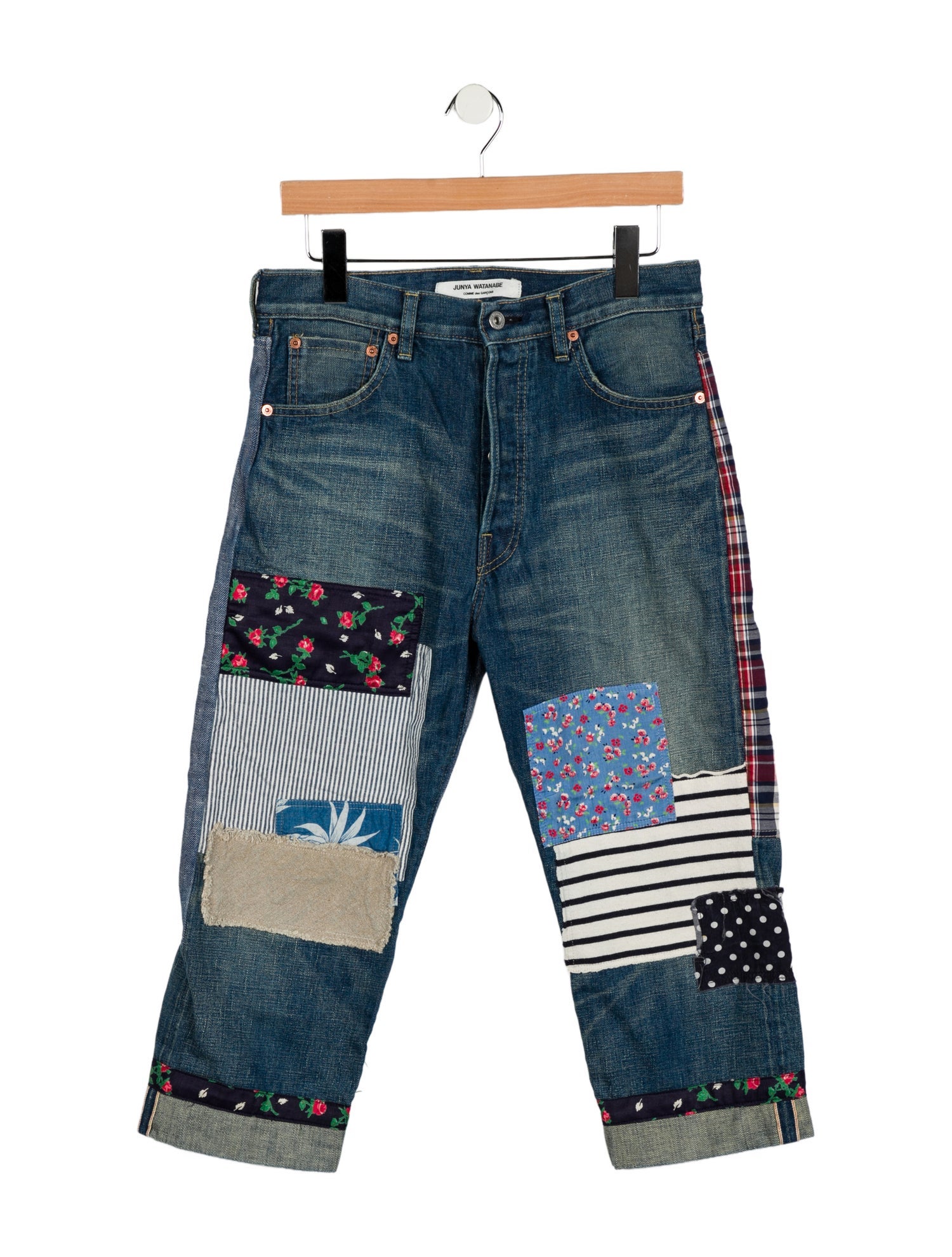 Junya Watanabe High-Rise Straight Leg Jeans