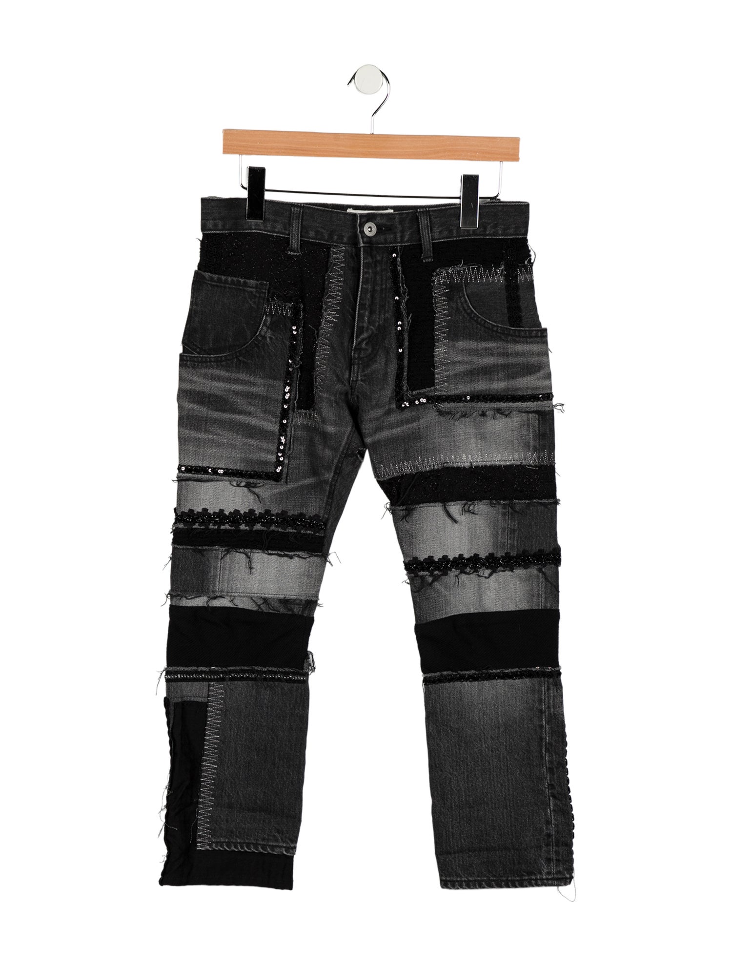 Junya Watanabe Mid-Rise Straight Leg Jeans