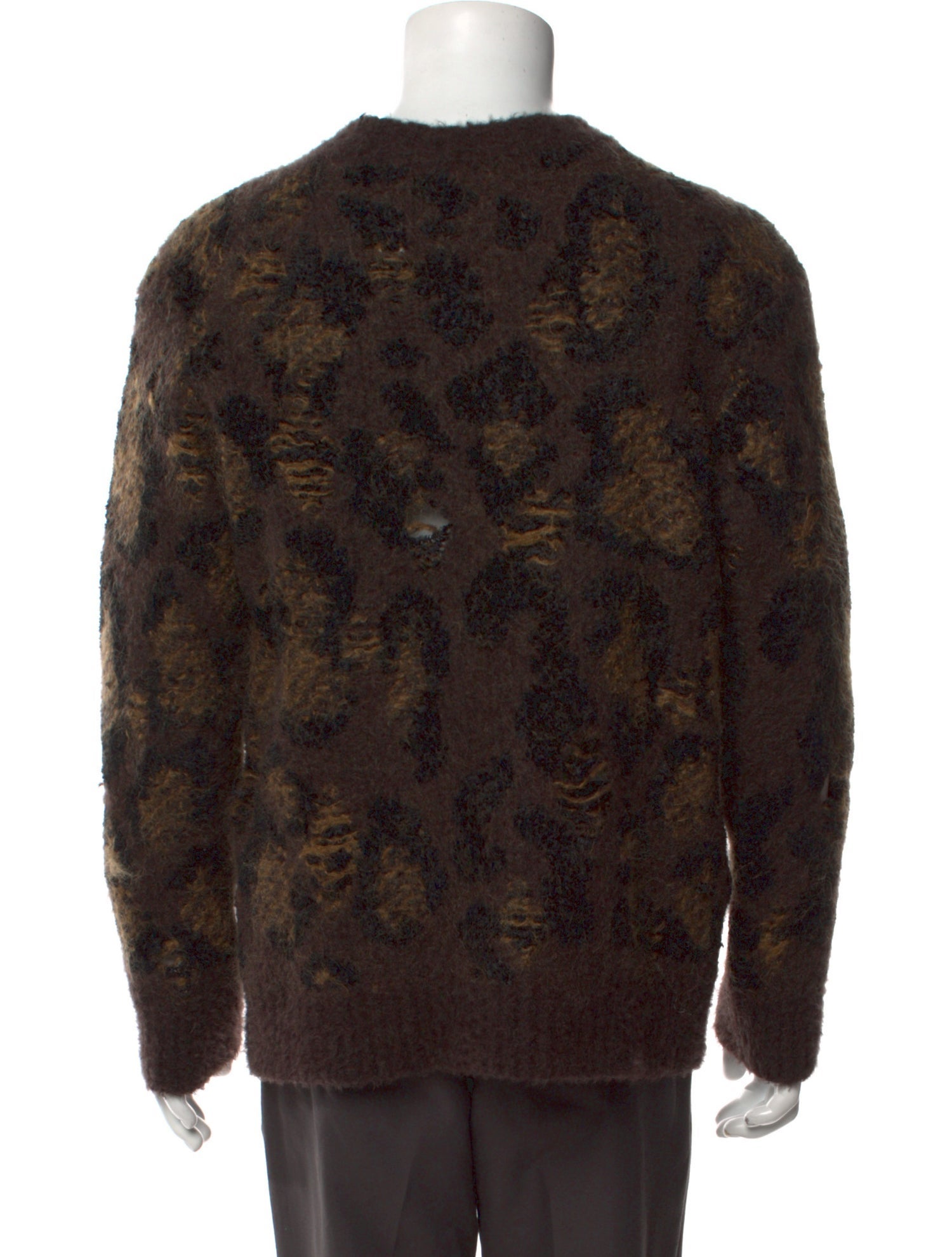 Wool Printed Pullover