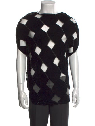 Junya Watanabe Printed Crew Neck Pullover