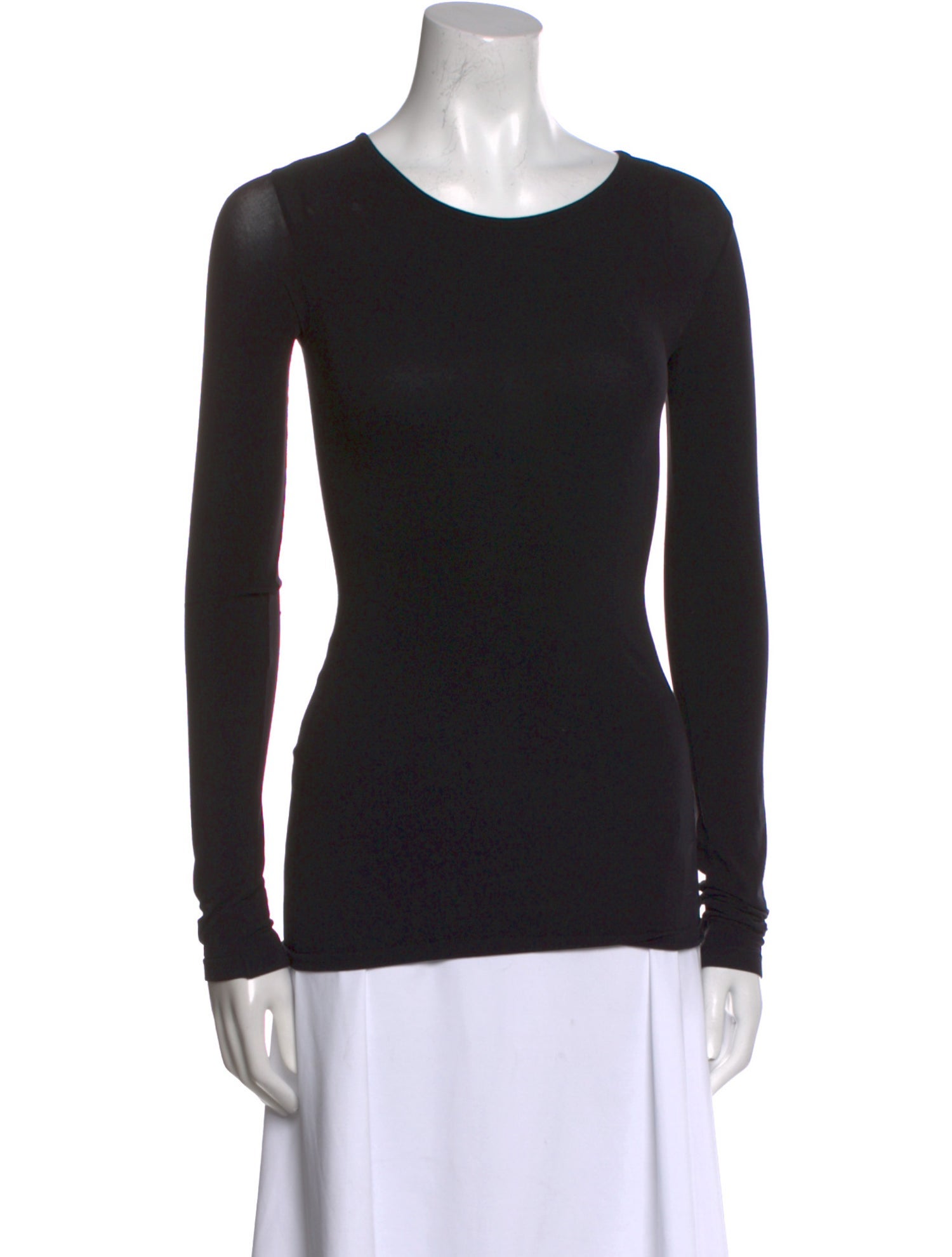 Junya Watanabe Nylon Scoop Neck Top