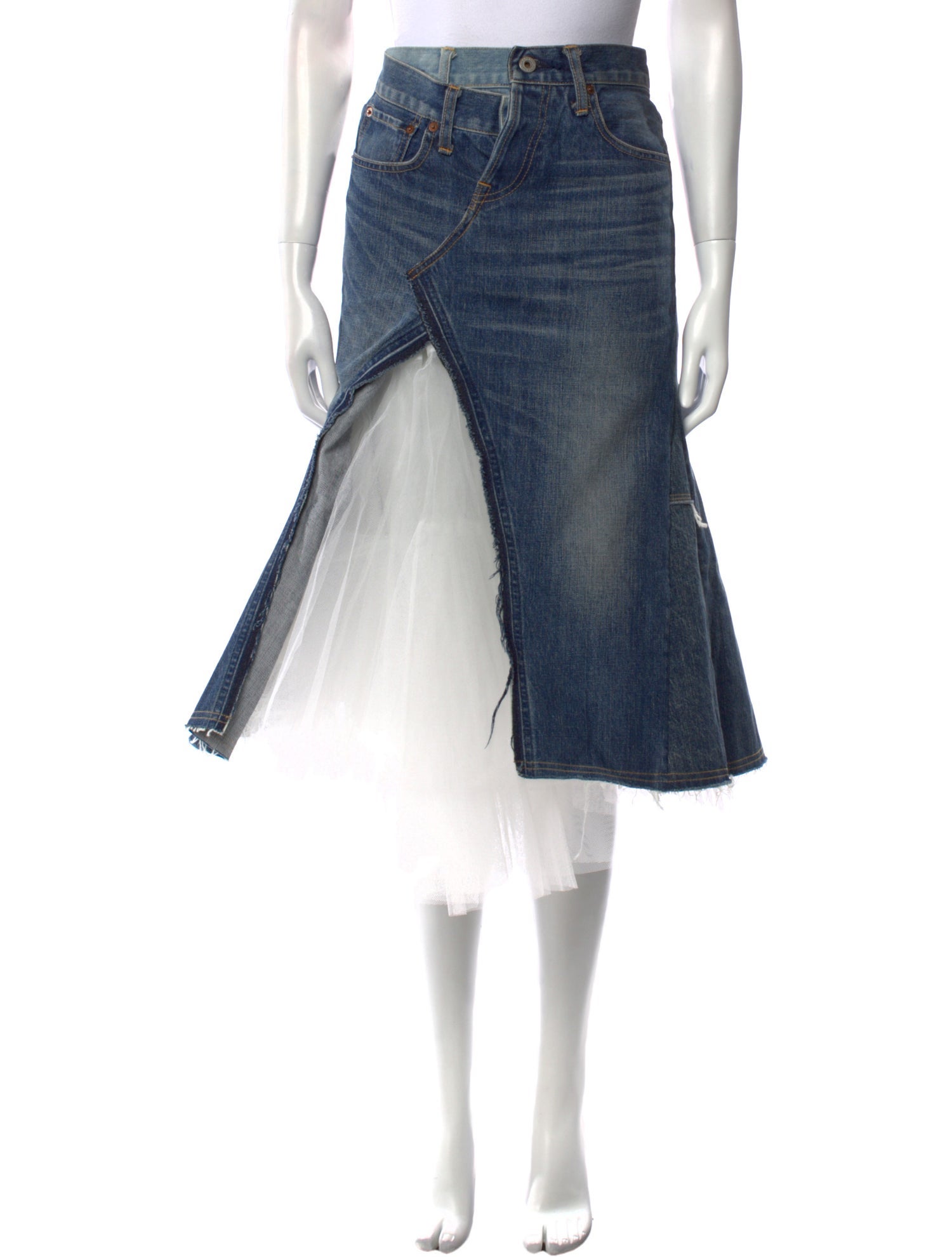 Junya Watanabe Comme des Garçons 2019 Midi Length Skirt w/ Tags