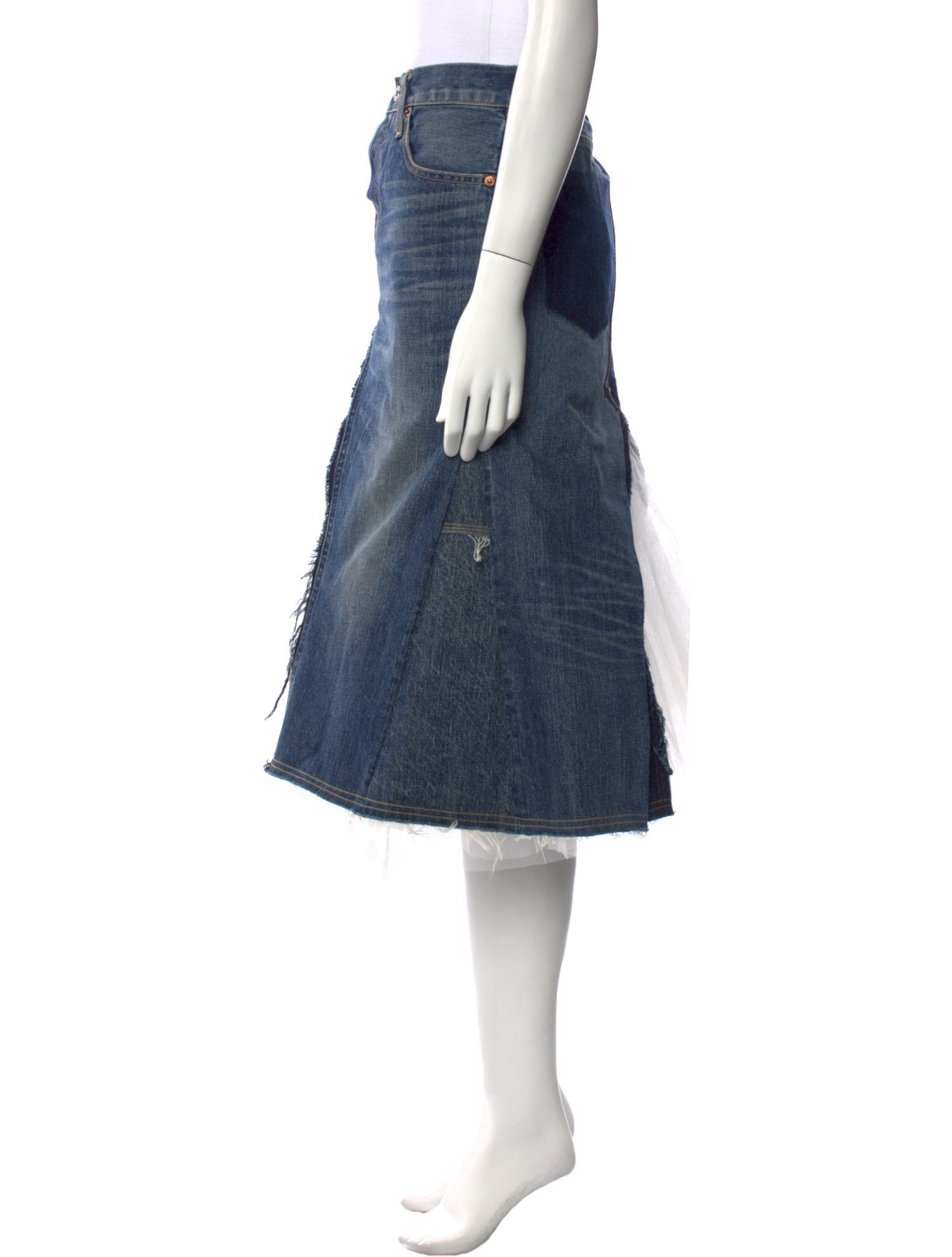 Junya Watanabe Comme des Garçons 2019 Midi Length Skirt w/ Tags