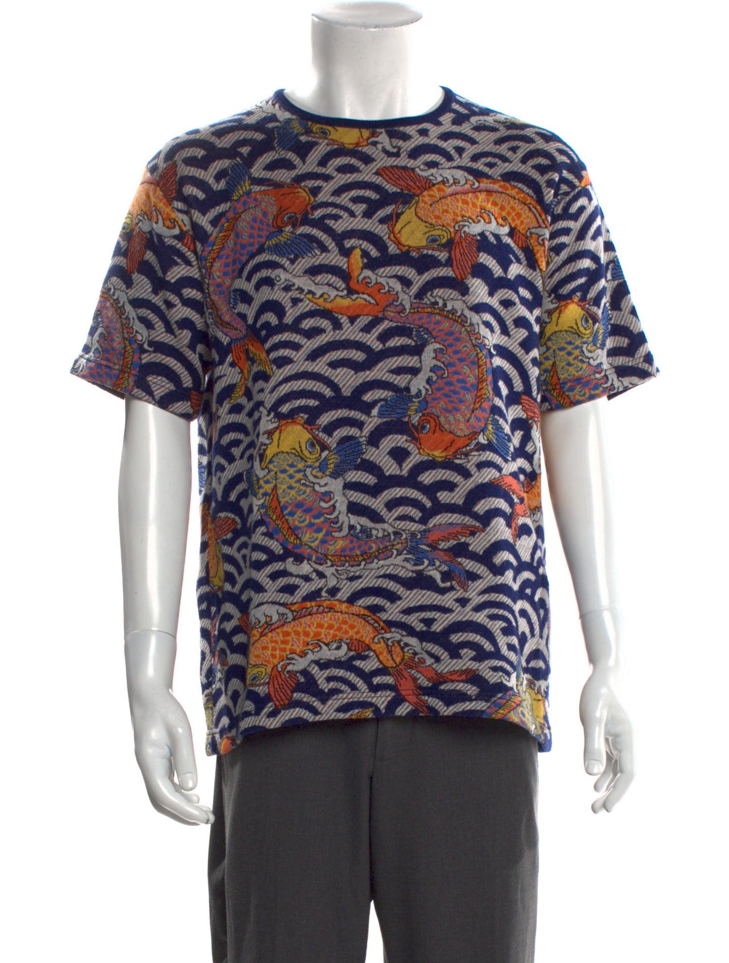 Junya Watanabe Printed Crew Neck Pullover