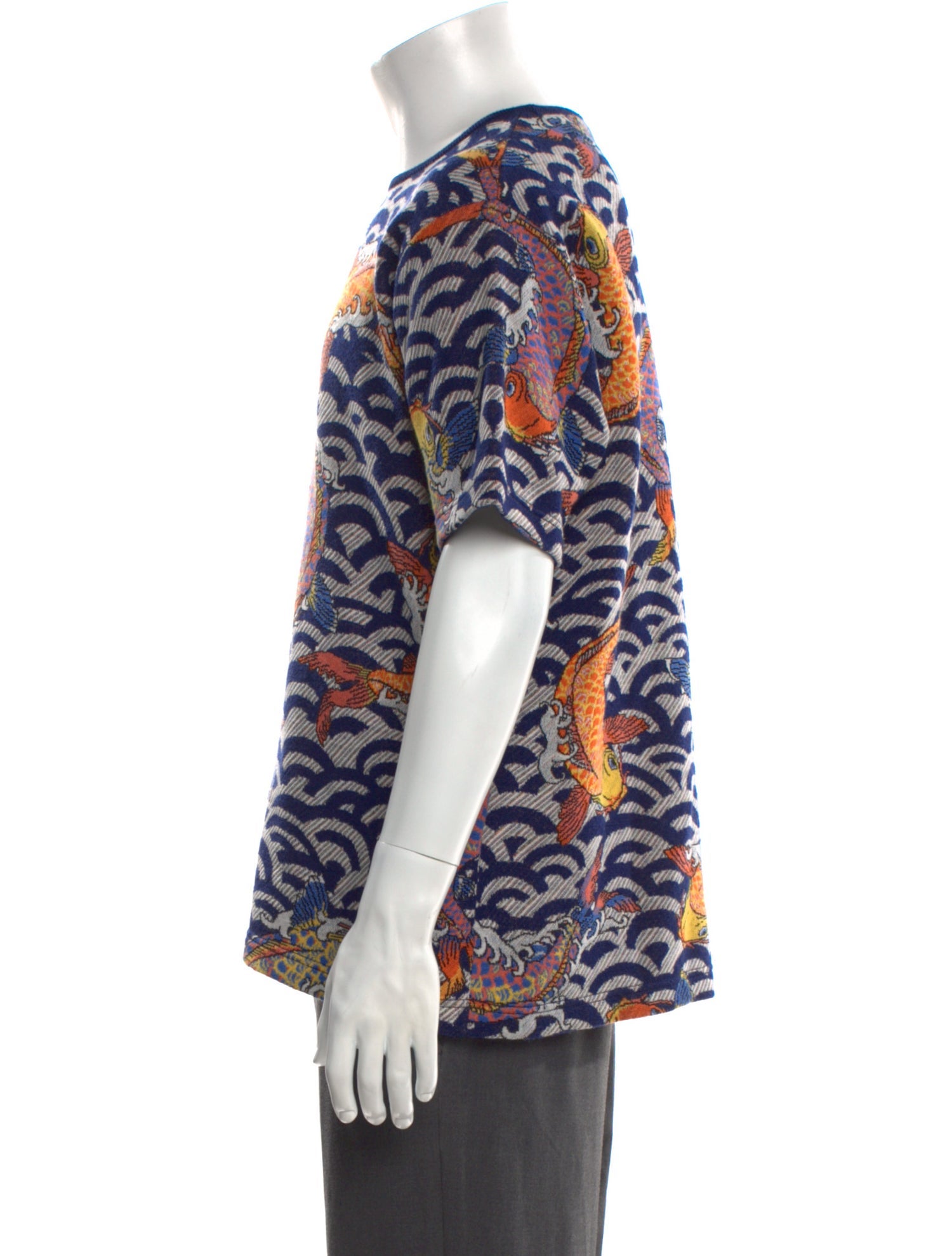 Junya Watanabe Printed Crew Neck Pullover