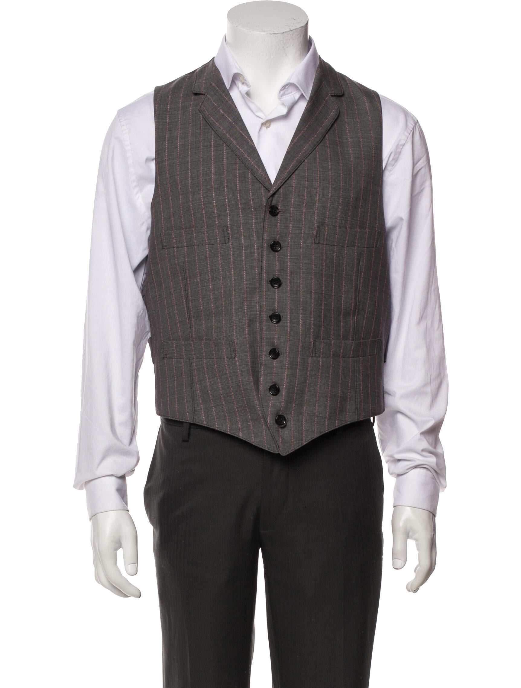 Junya Watanabe Striped Suit Vest