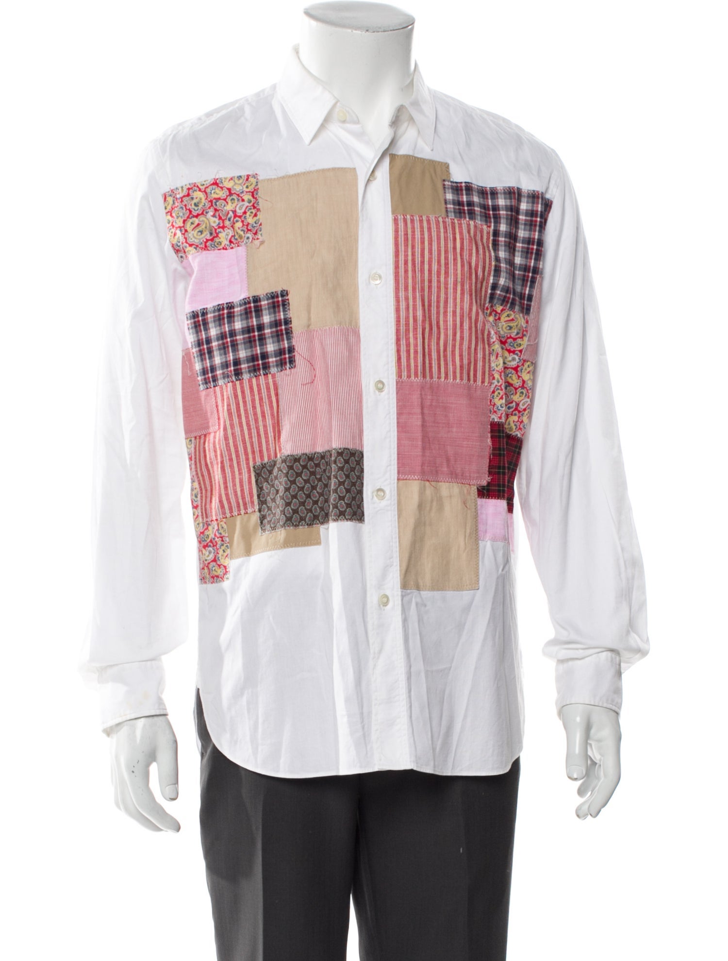 Junya Watanabe Graphic Print Long Sleeve Shirt
