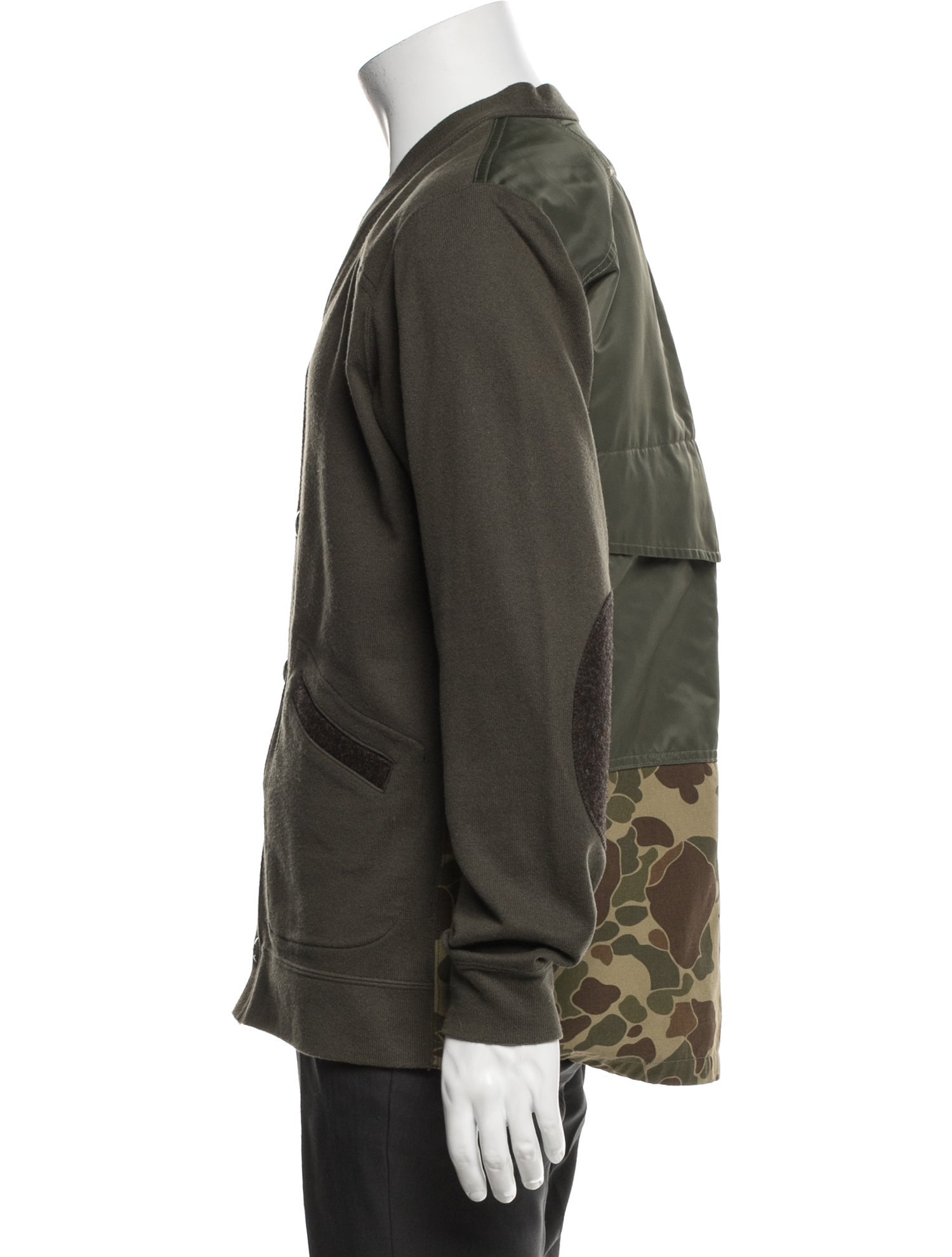 Junya Watanabe Open Front Long Sleeve Cardigan