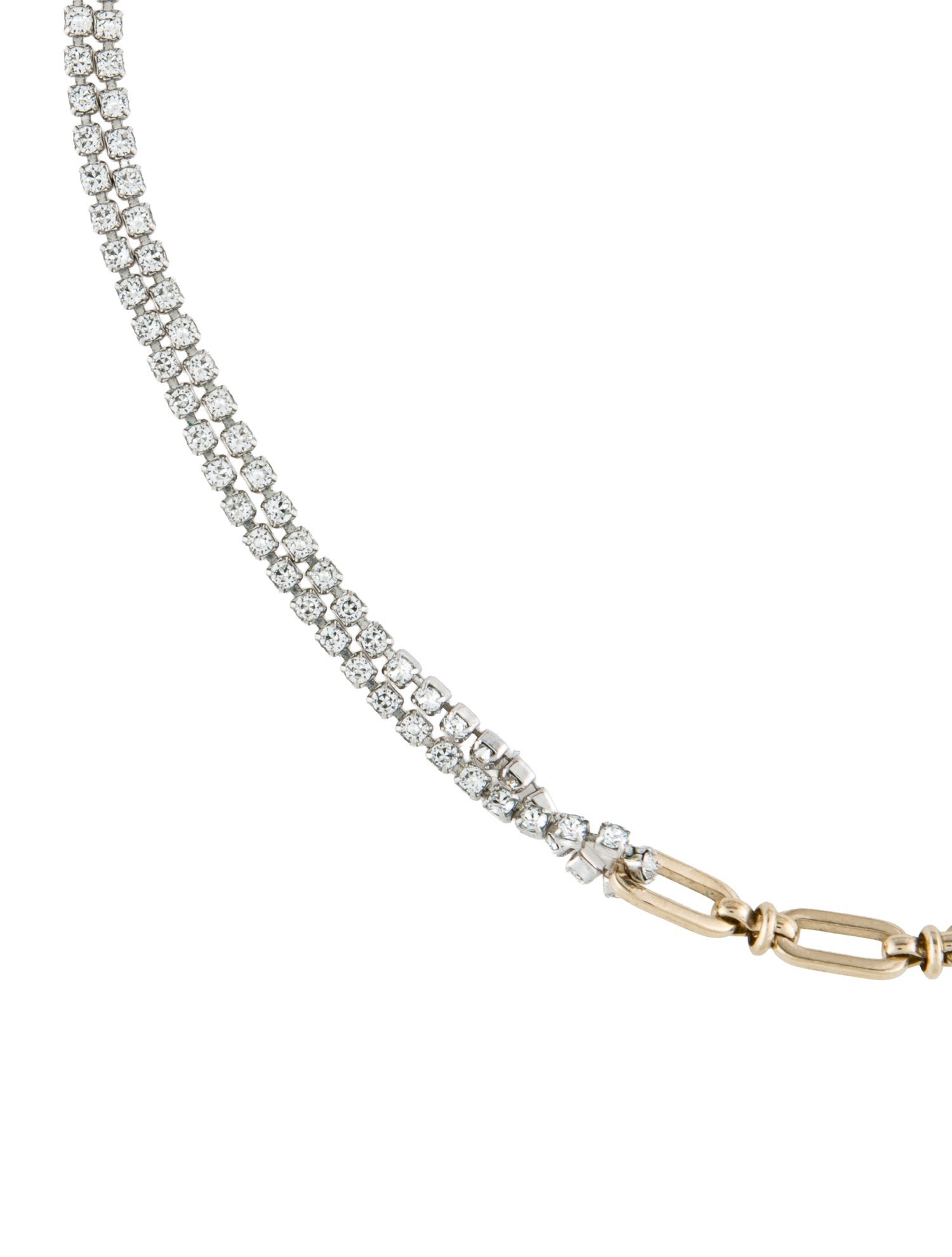 Justine Clenquet Pearl & Crystal Jamie Choker Necklace