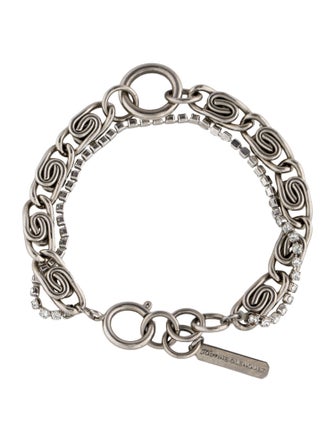 Justine Clenquet Crystal Telly Multistrand Bracelet