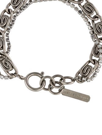 Justine Clenquet Crystal Telly Multistrand Bracelet