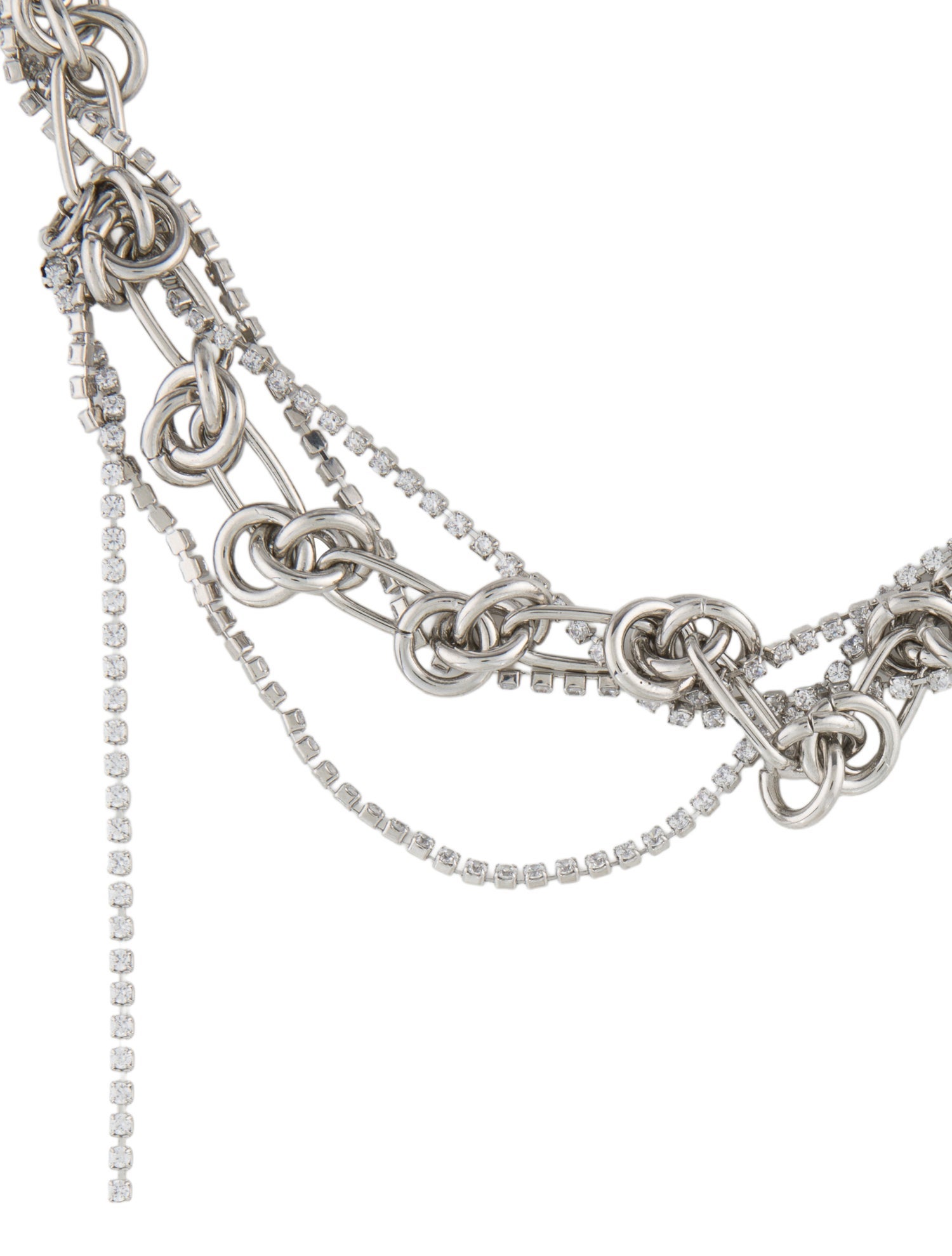 Justine Clenquet Crystal Collar Necklace