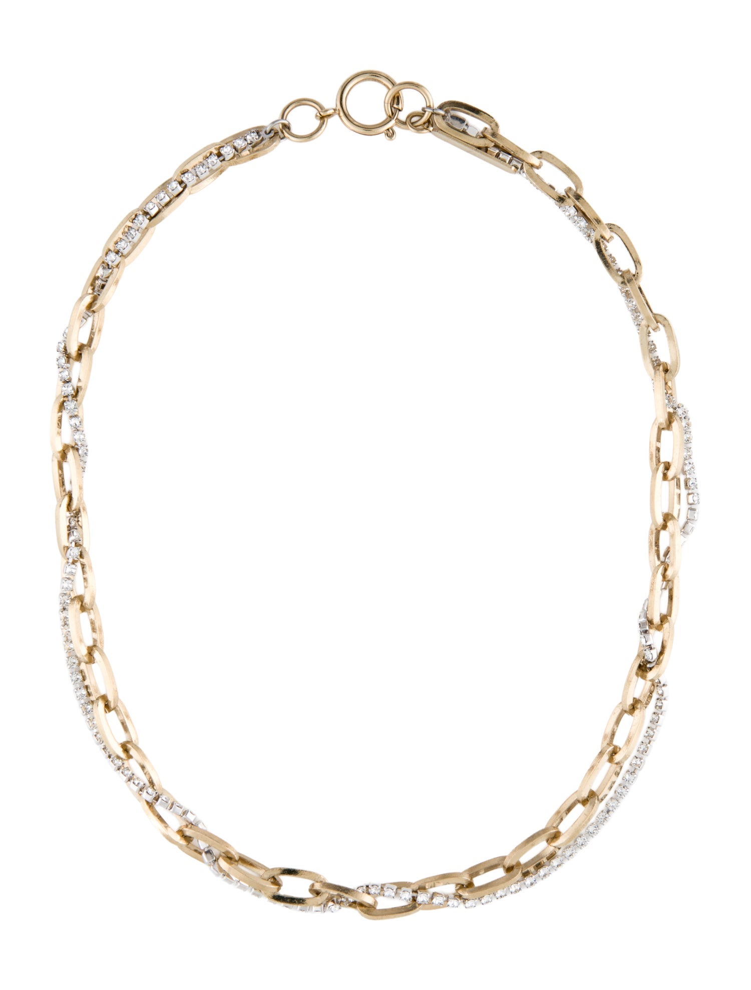 Justine Clenquet Crystal Kirsten Choker Necklace