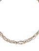 Justine Clenquet Crystal Chain Collar Necklace