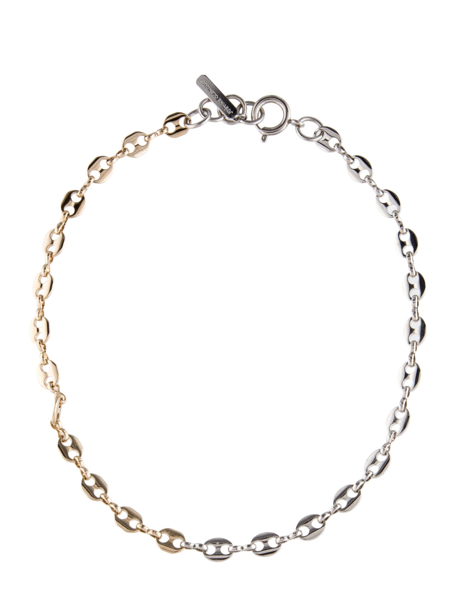 Justine Clenquet Two-Tone Chain Necklace