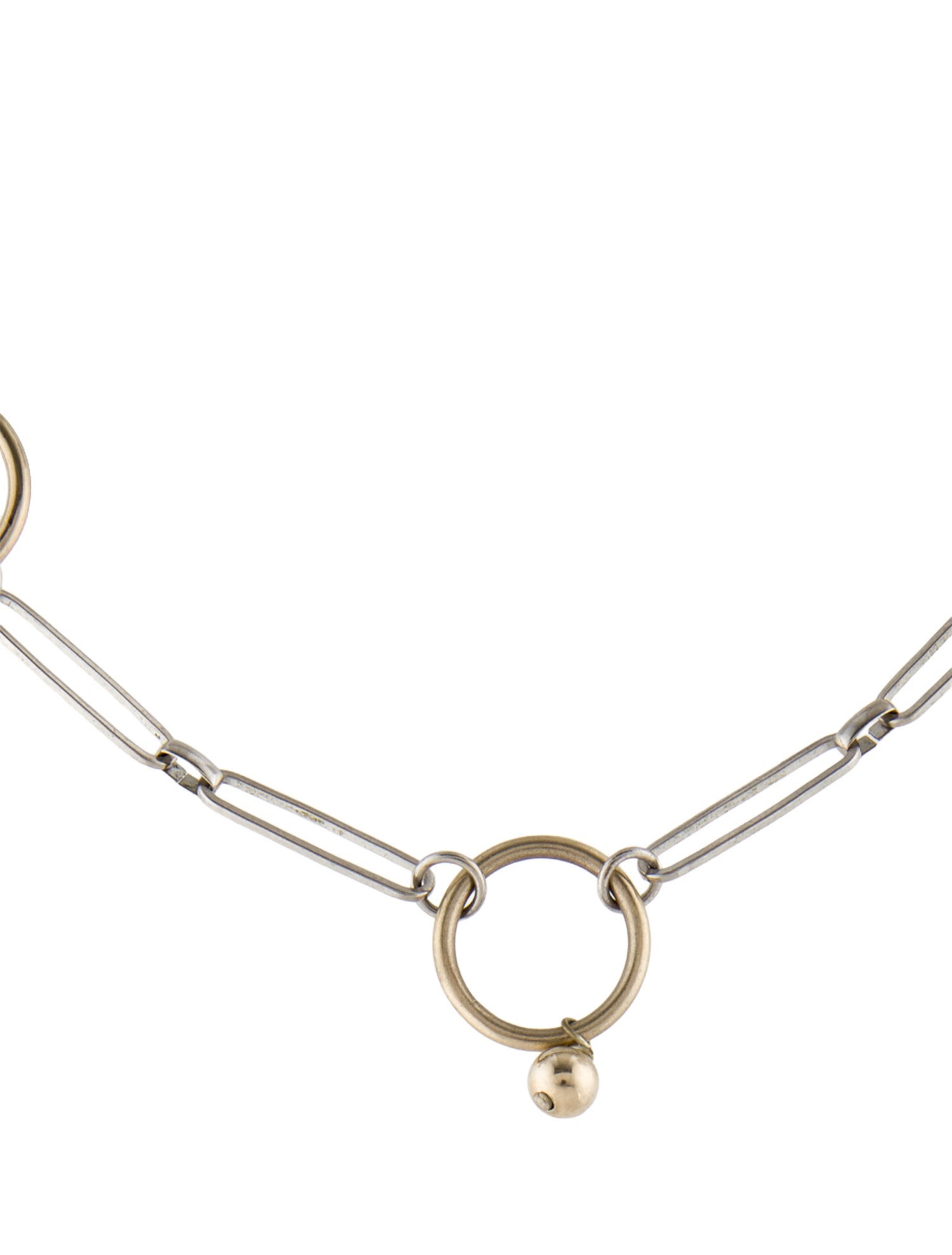 Justine Clenquet Two-Tone Choker Necklace
