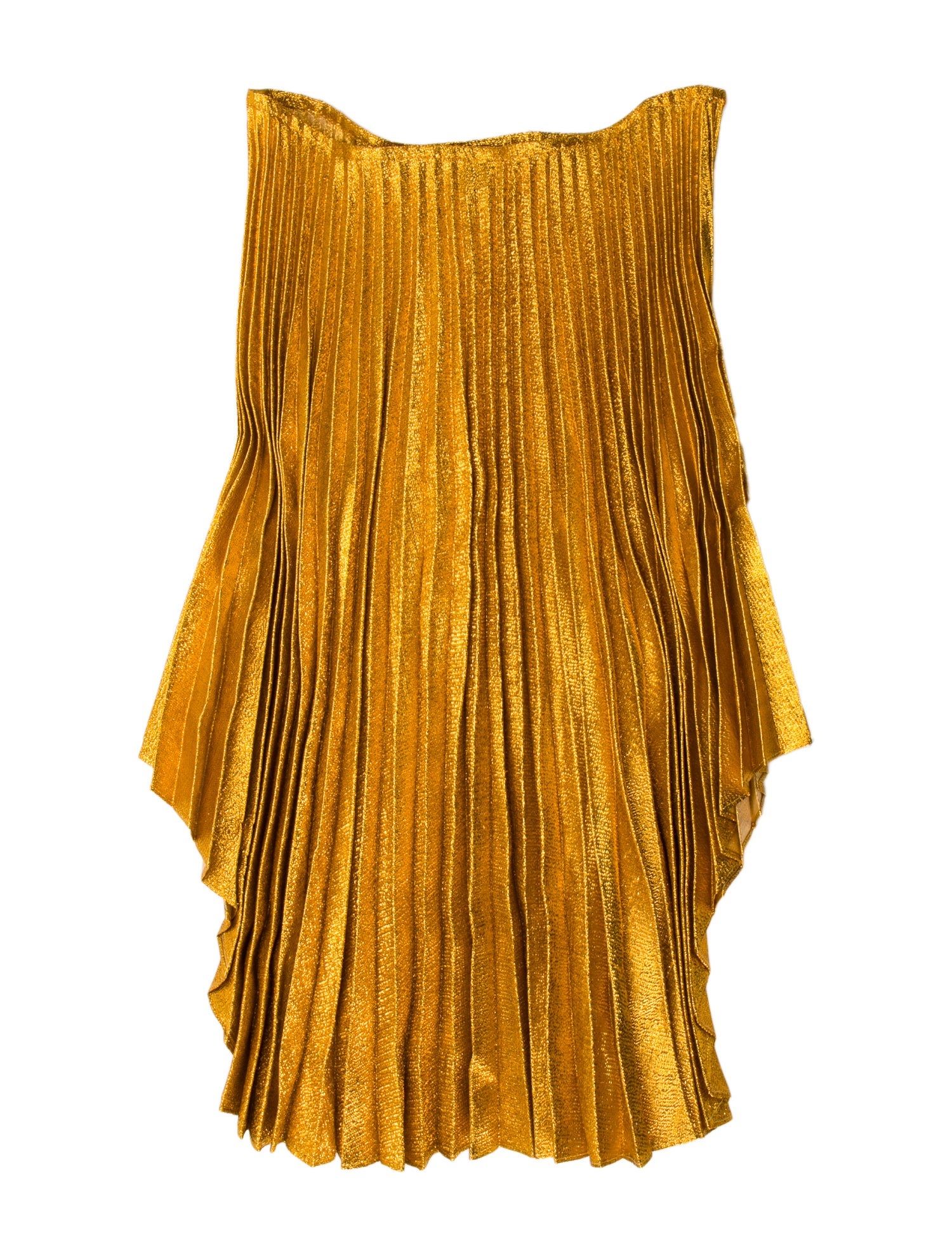 Julia Clancey Pleated Accents Knee-Length Skirt