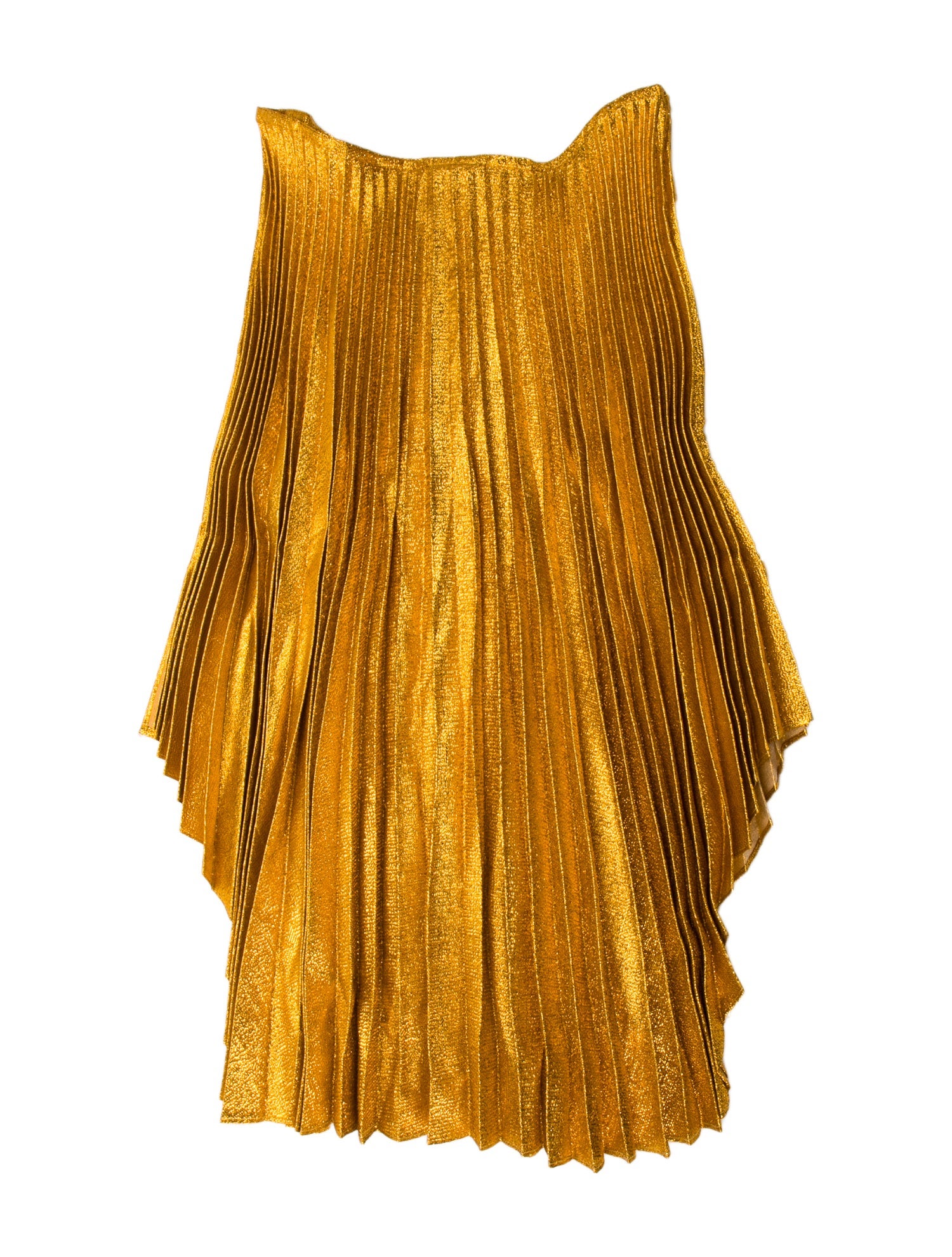 Julia Clancey Pleated Accents Knee-Length Skirt