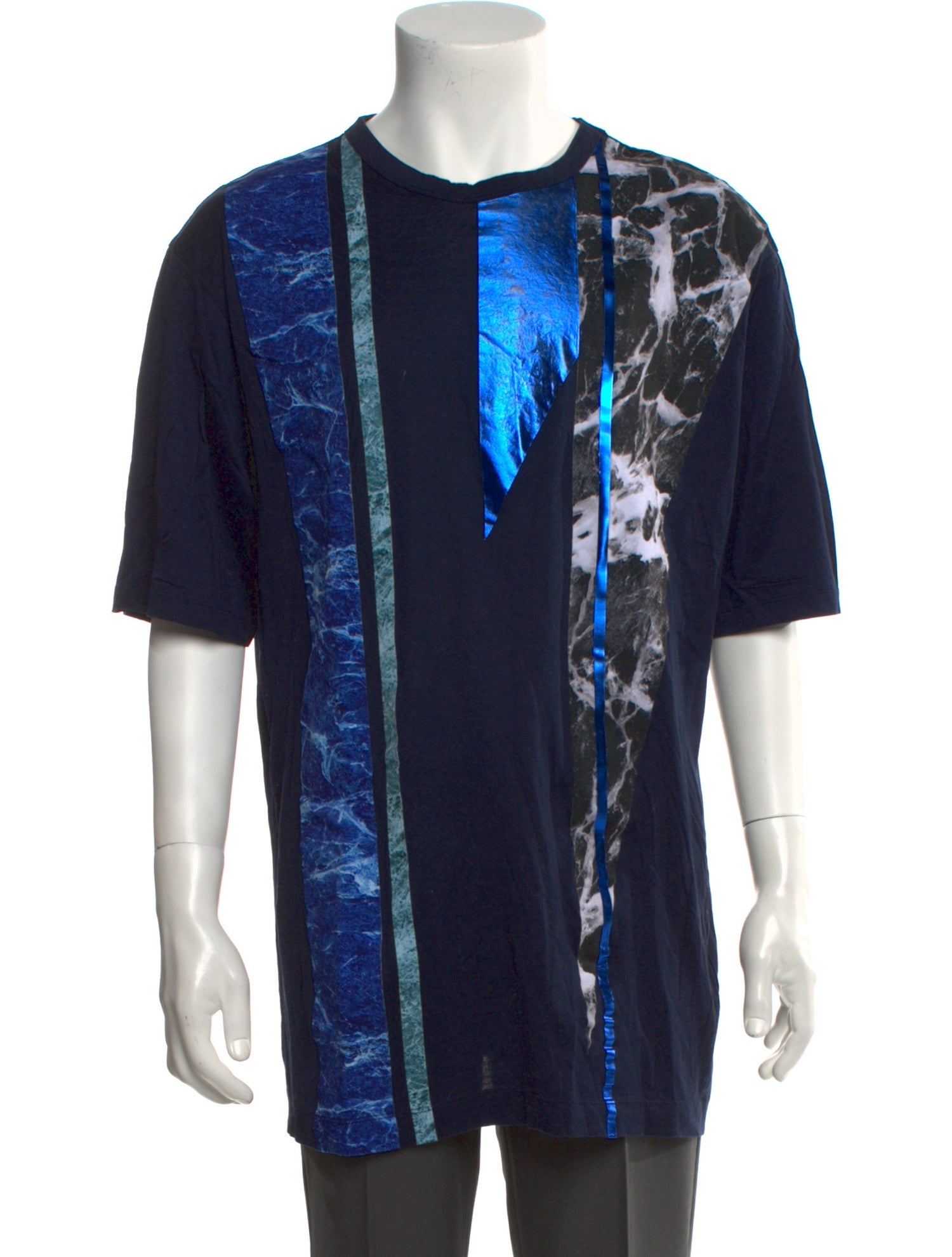 Juun.J Graphic Print Crew Neck T-Shirt