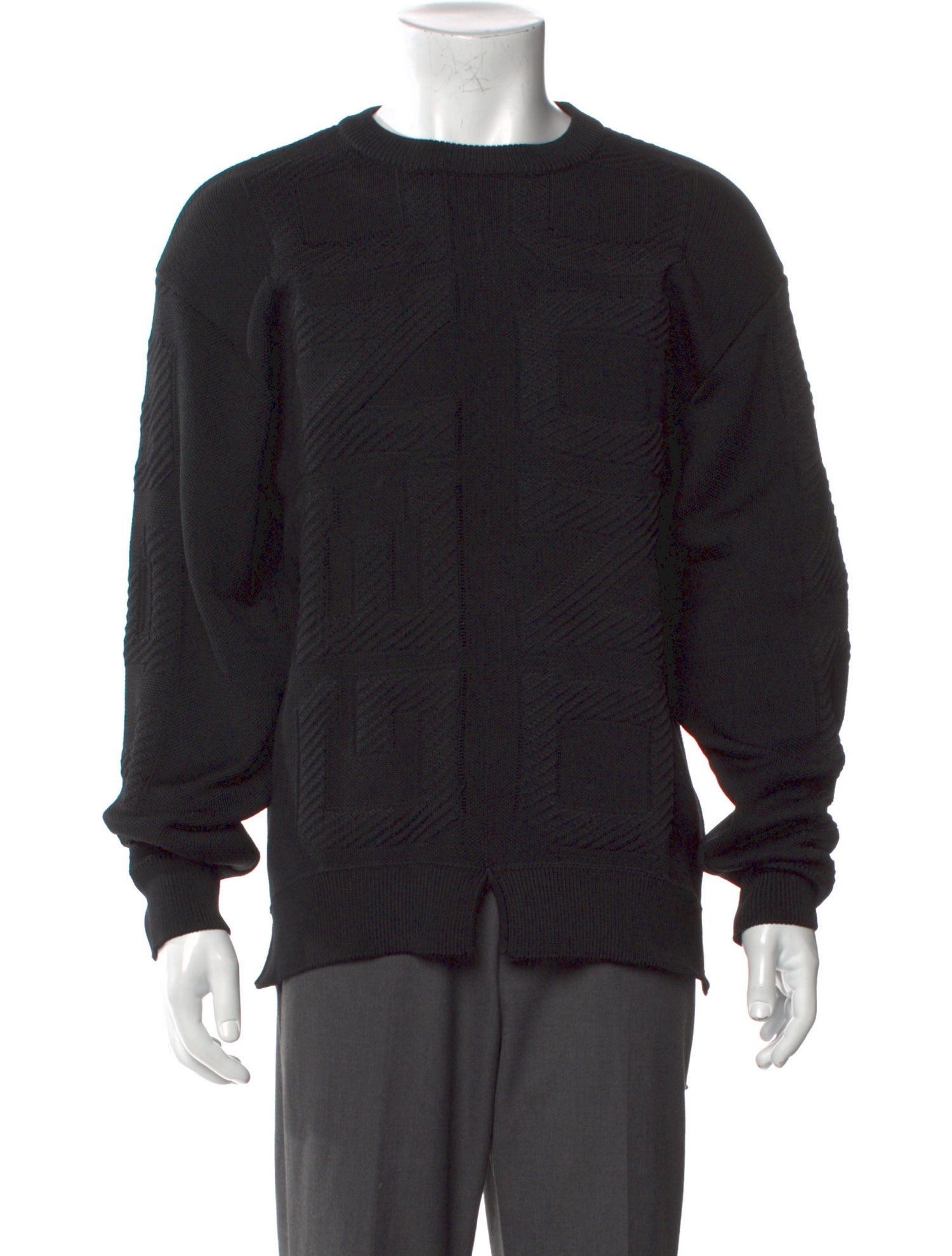 Juun.J Crew Neck Long Sleeve Pullover