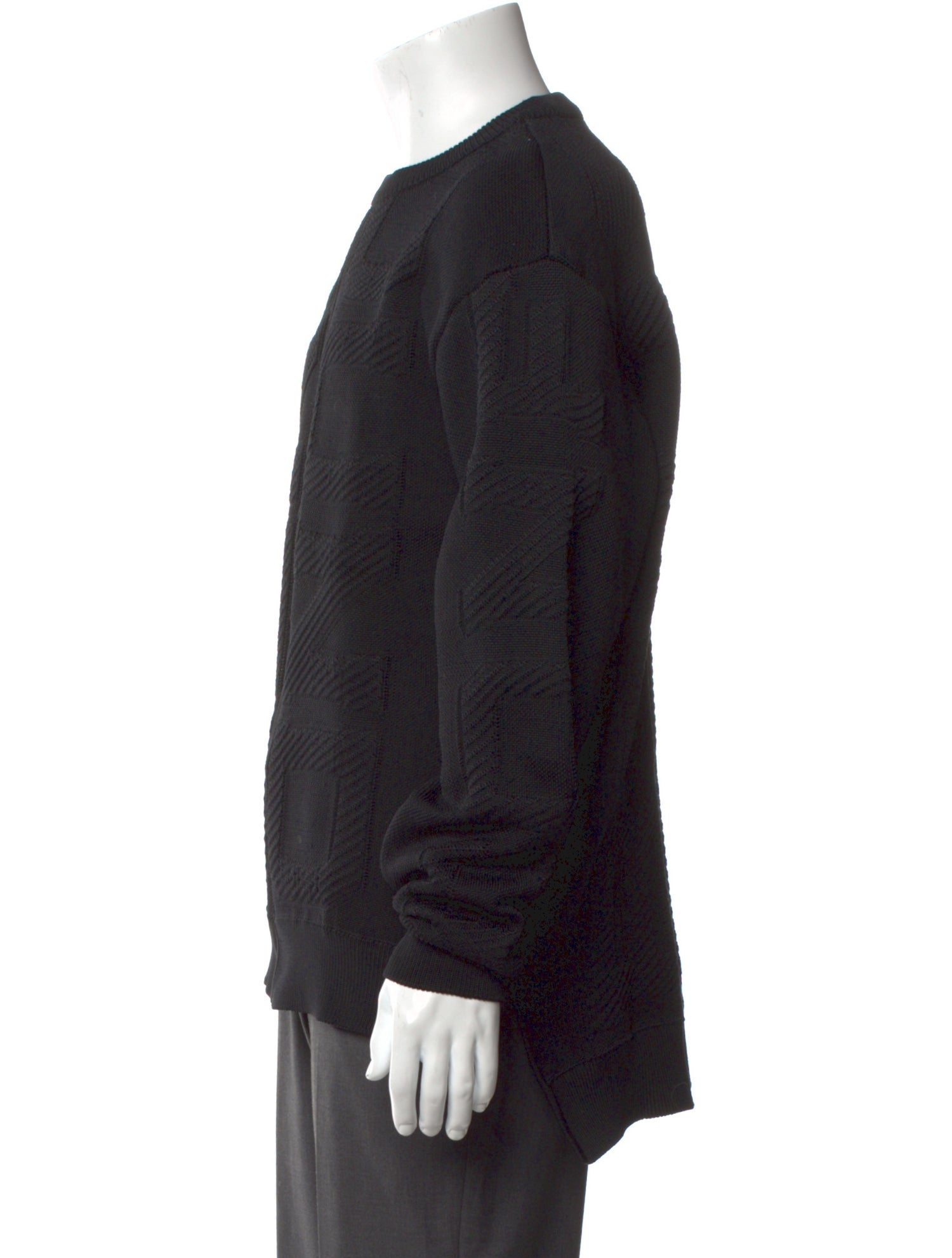 Juun.J Crew Neck Long Sleeve Pullover