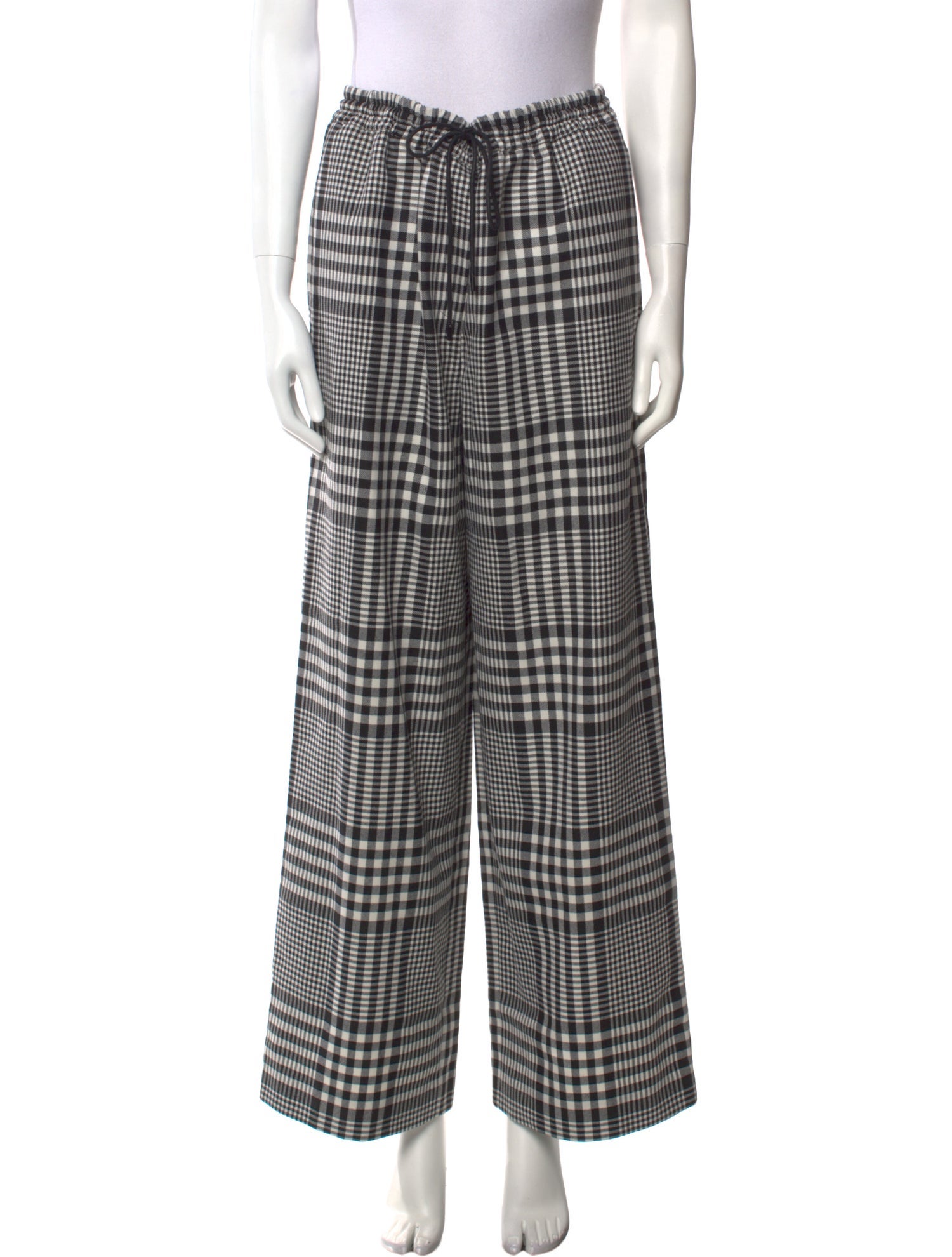 Juun.J Wool Wide Leg Pants