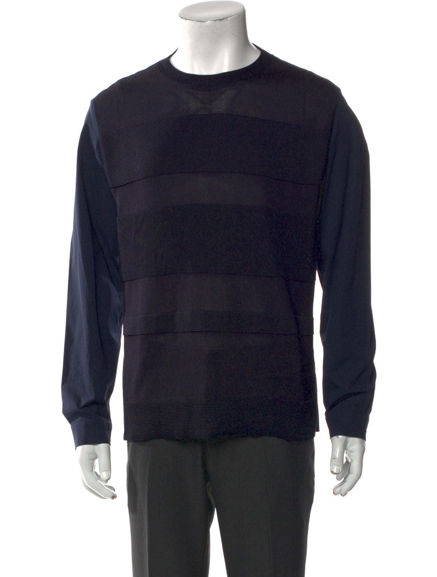 Juun.J Crew Neck Long Sleeve T-Shirt