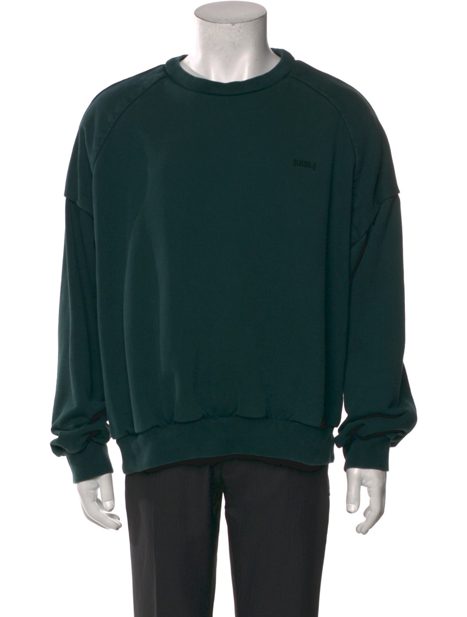 Juun.J Crew Neck Long Sleeve Sweatshirt