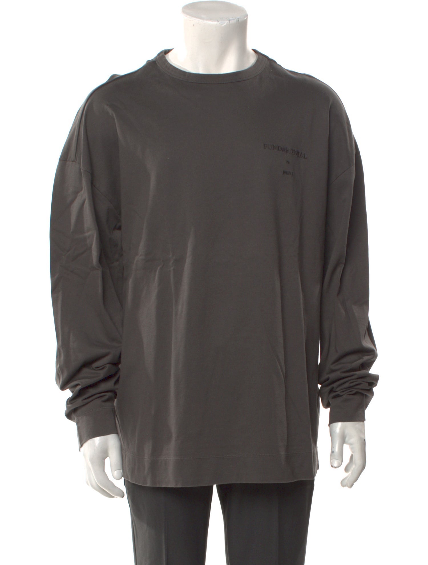 Juun.J Crew Neck Long Sleeve T-Shirt