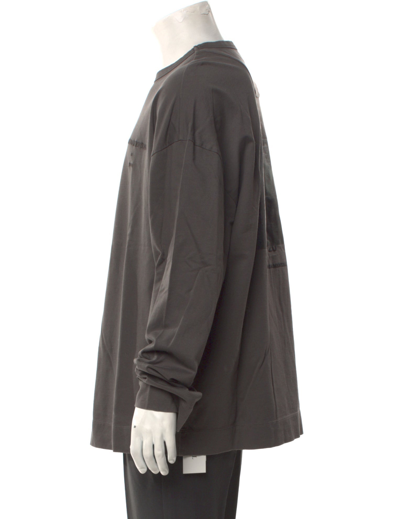 Juun.J Crew Neck Long Sleeve T-Shirt