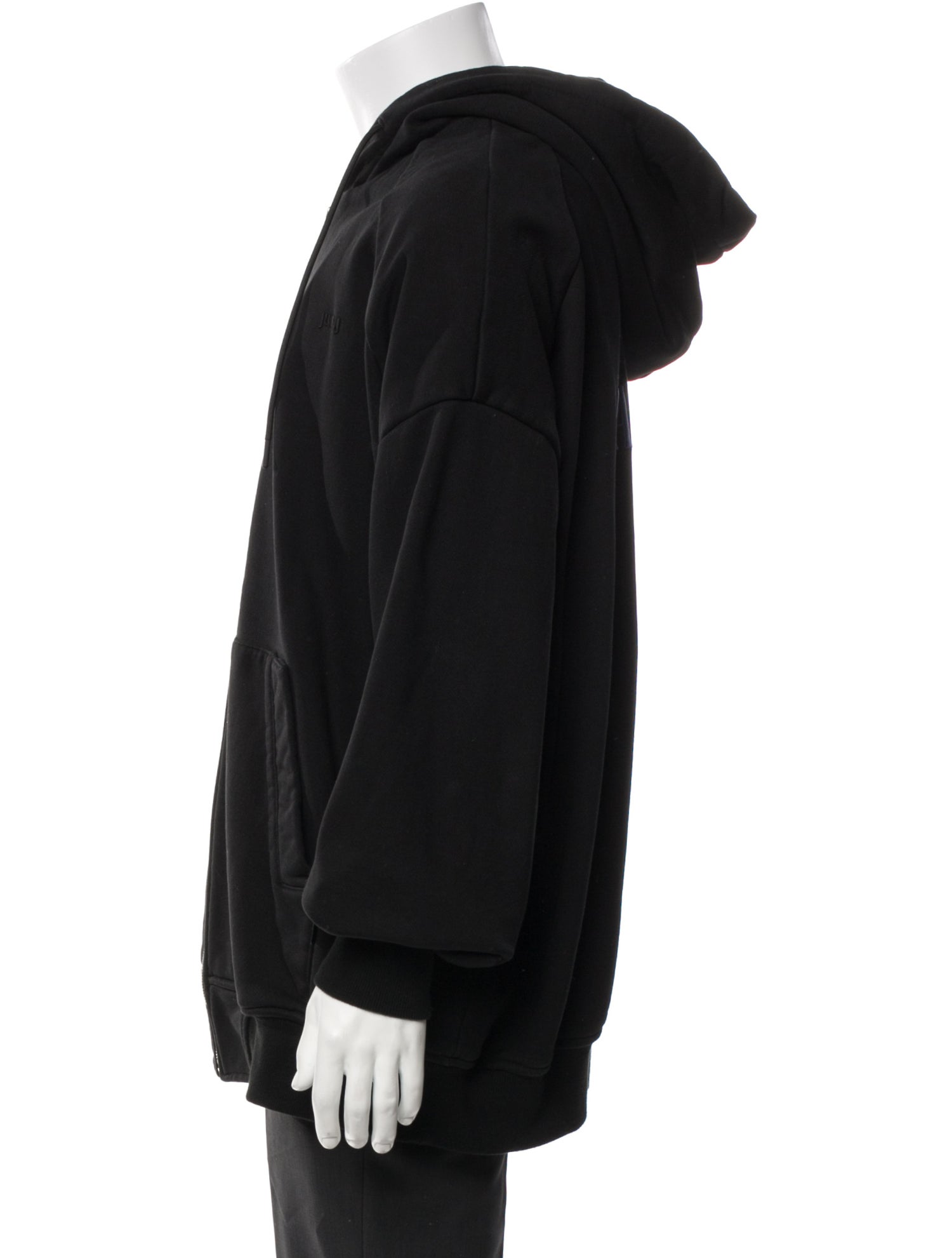 Juun.J Crew Neck Long Sleeve Hoodie