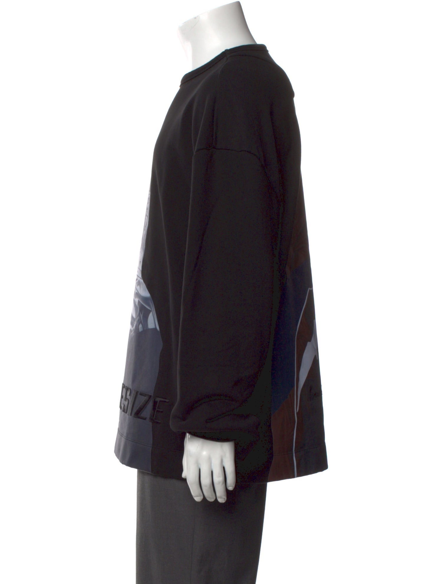 Juun.J Graphic Print Crew Neck Sweatshirt