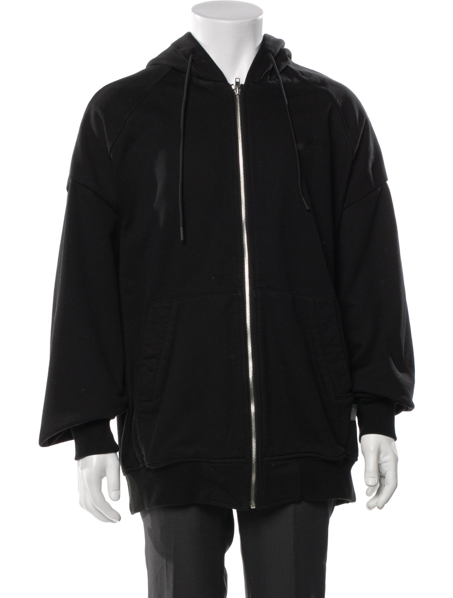 Juun.J Crew Neck Long Sleeve Hoodie