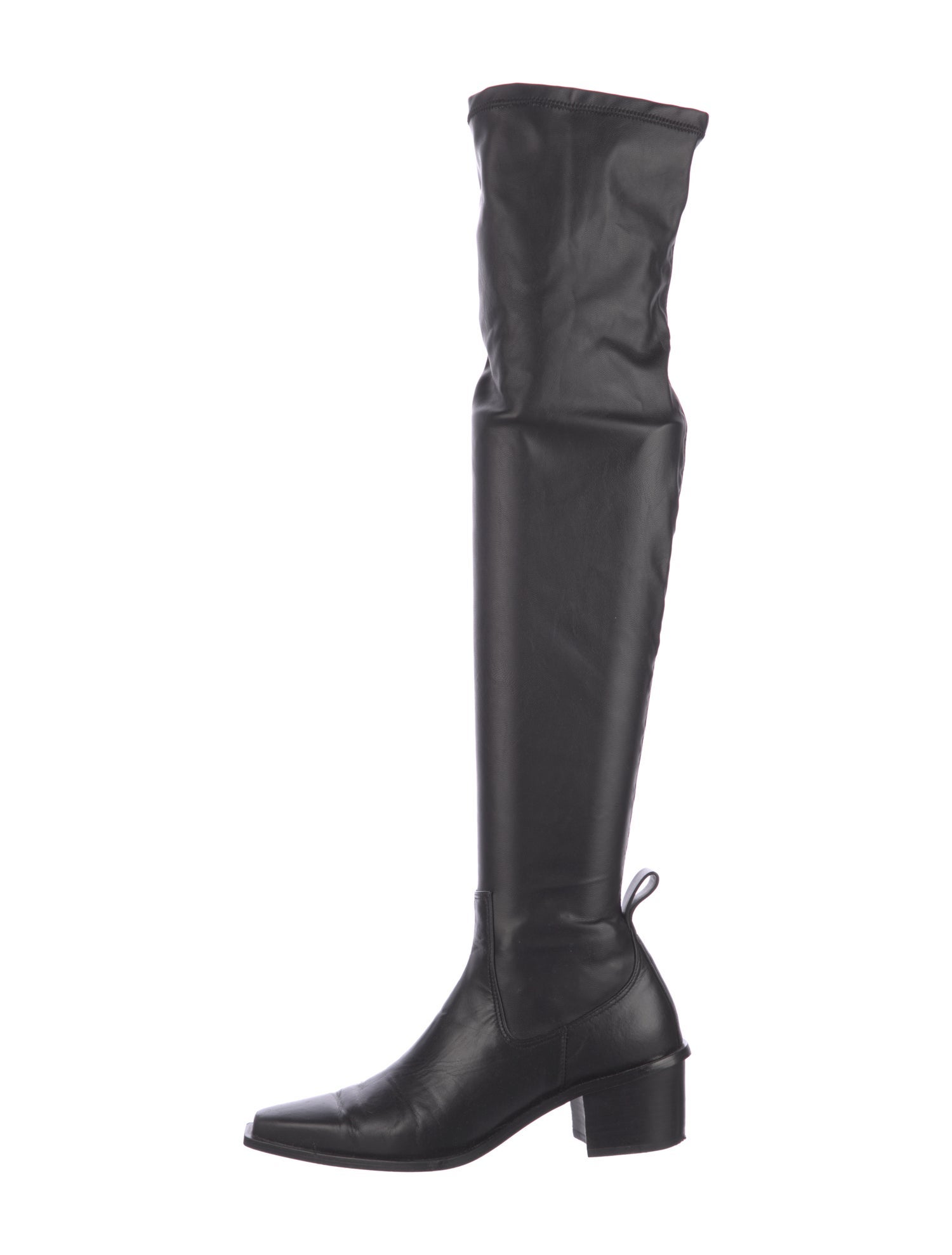 Juun.J Leather Sock Boots