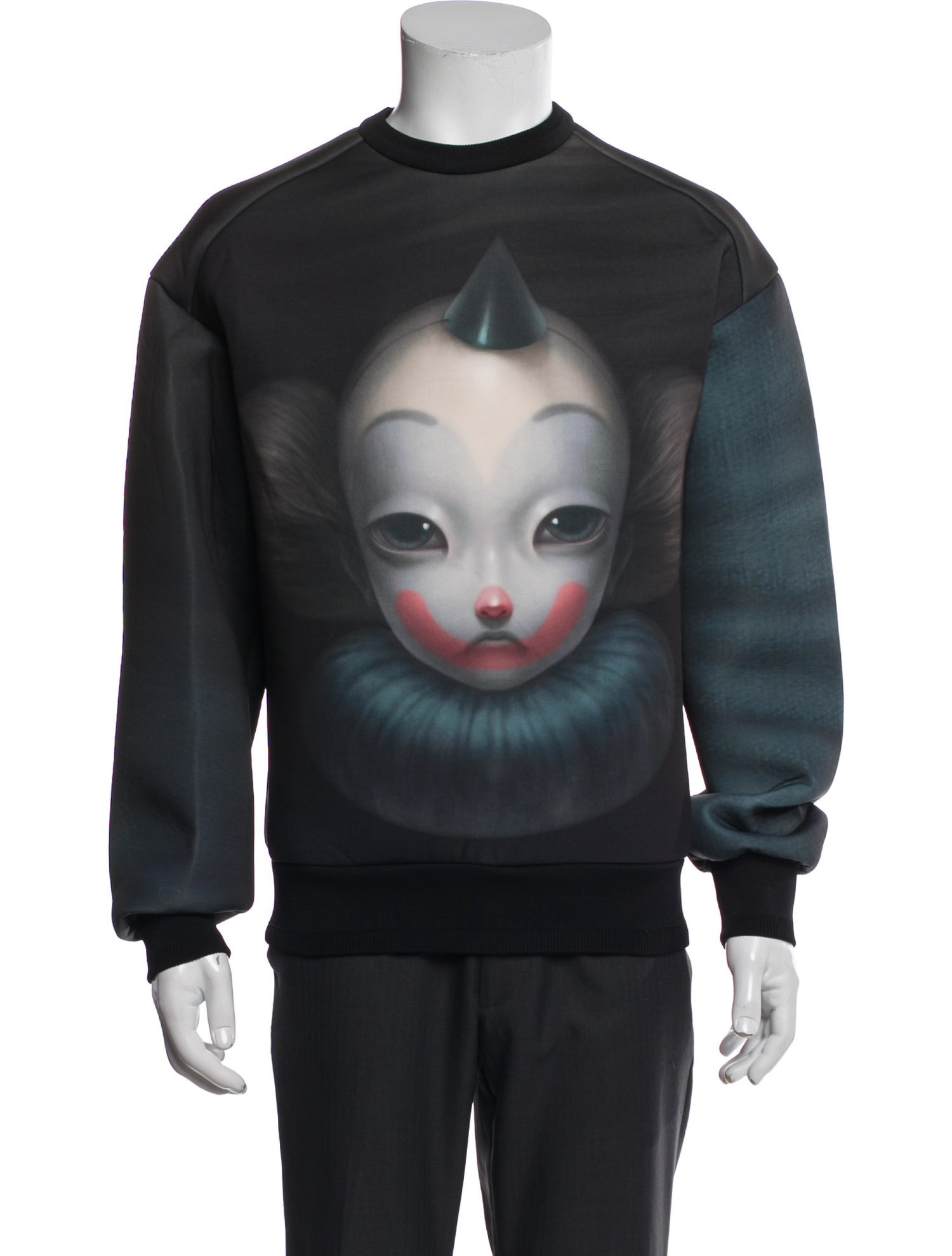 Juun.J Graphic Print Crew Neck Pullover