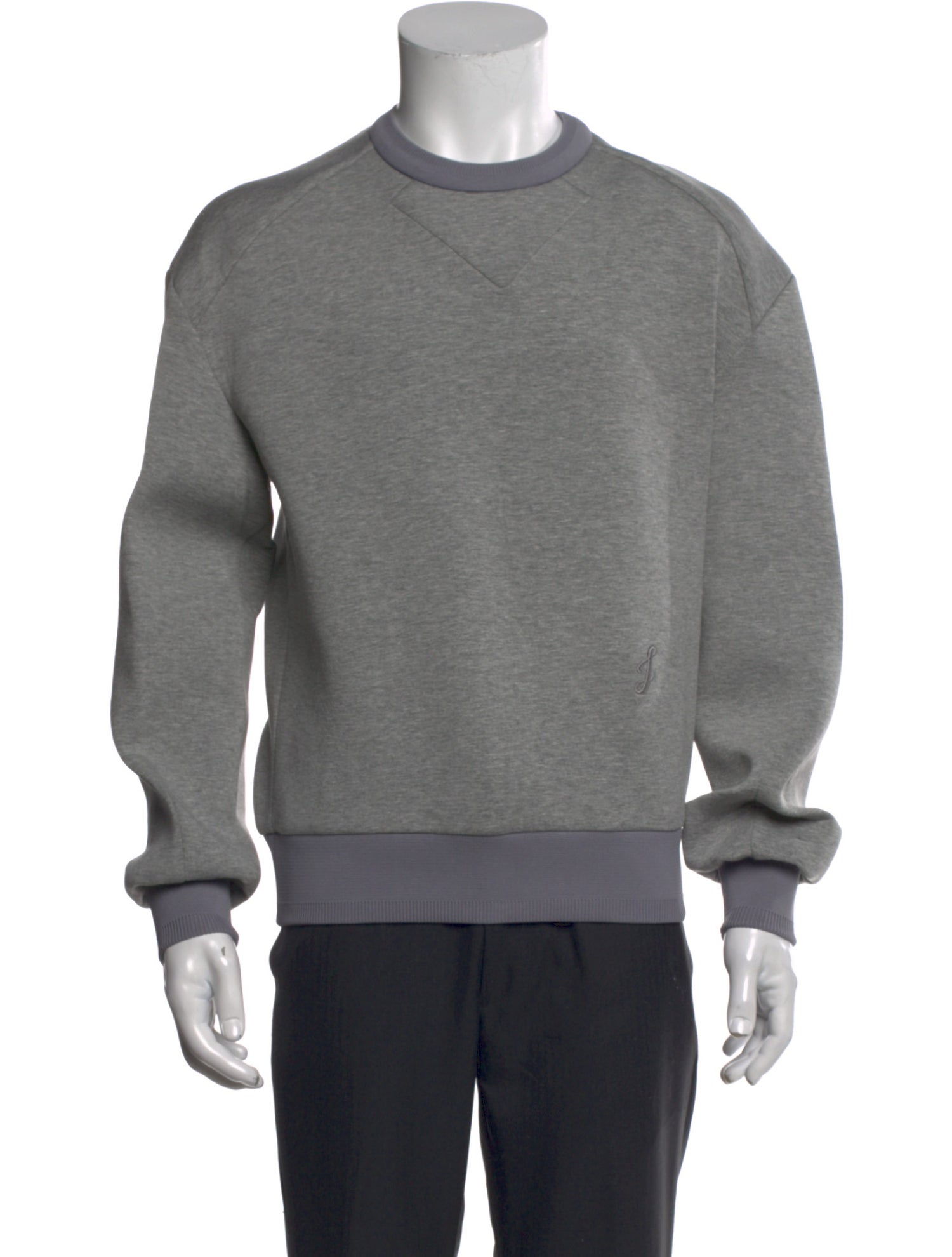 Juun.J Crew Neck Long Sleeve Pullover