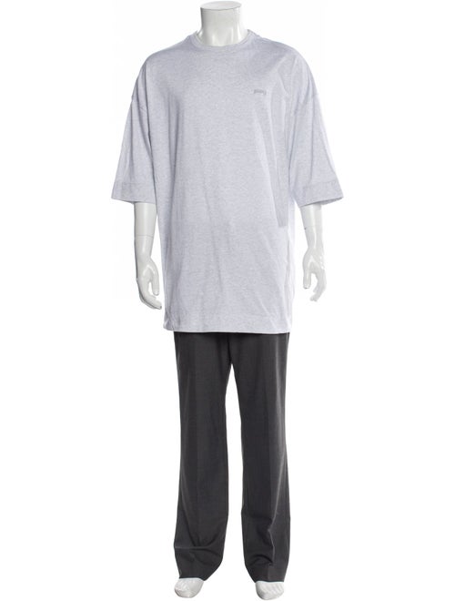 Juun.J Crew Neck Three-Quarter Sleeve T-Shirt